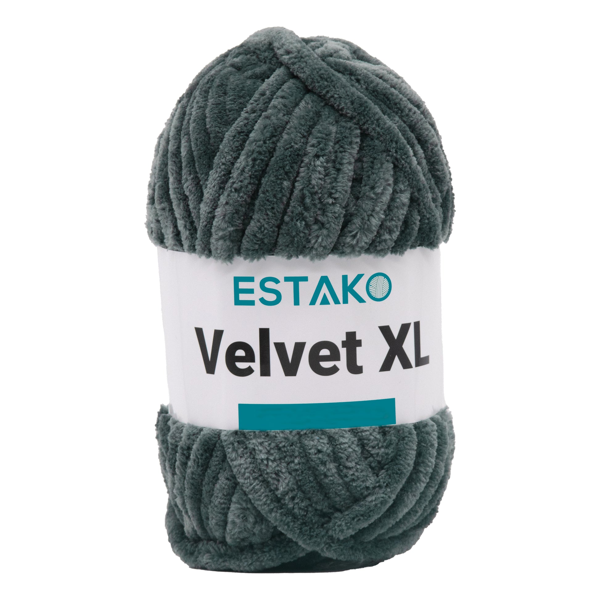 Velvet XL 10091 - Anthracite yarn — Estako Yarns