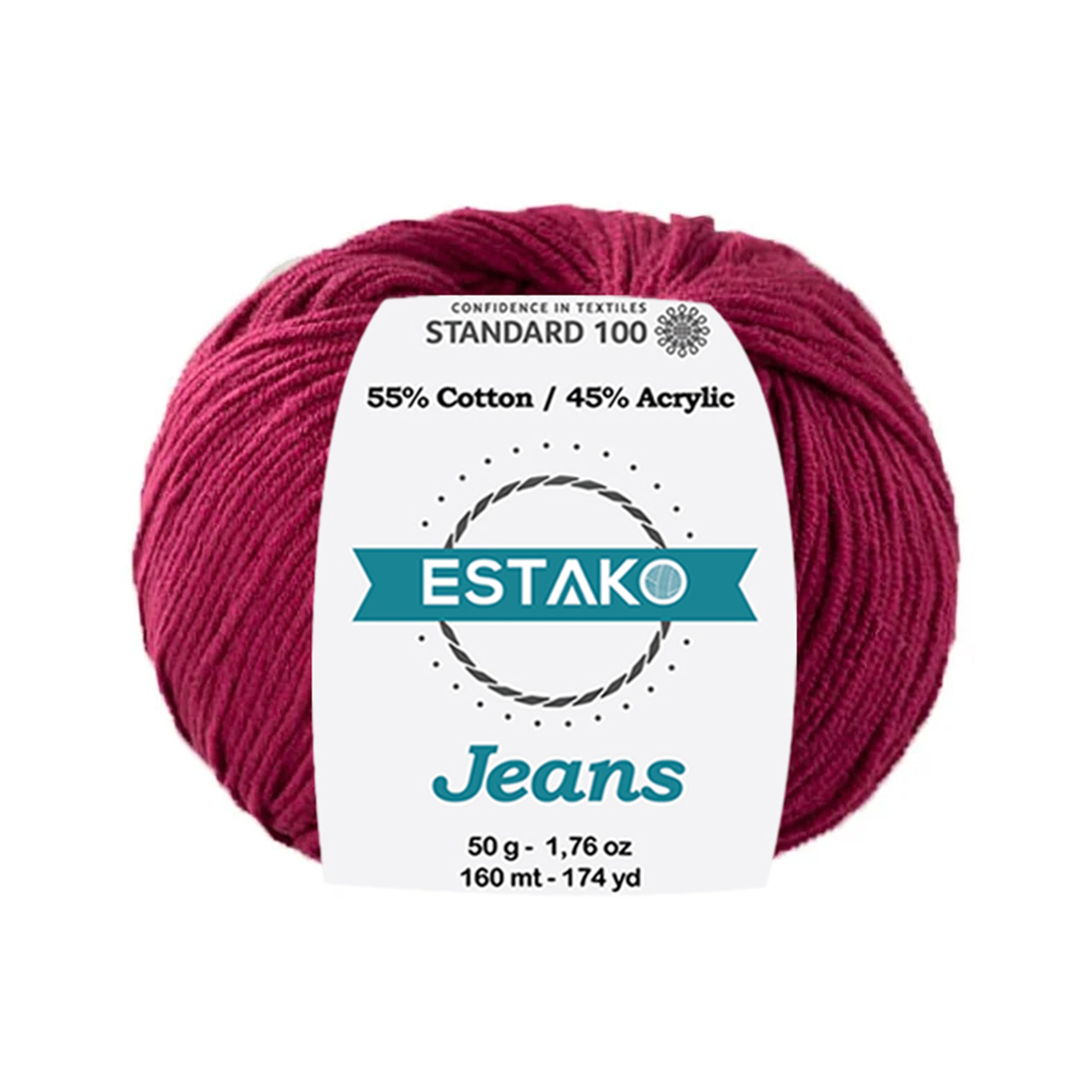 Jeans 1015 - Claret Red yarn — Estako Yarns
