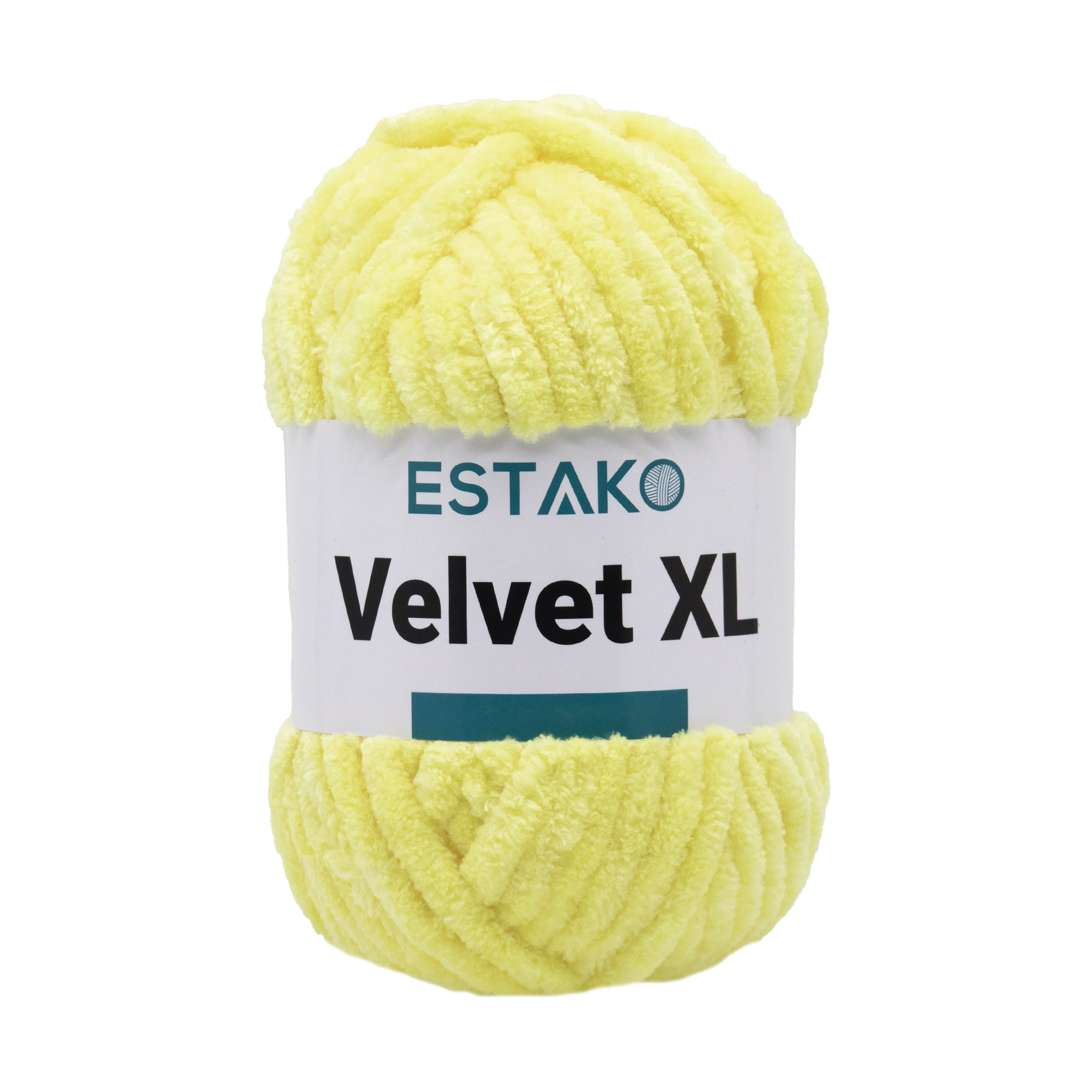 Velvet XL 10213 - Light Yellow yarn — Estako Yarns