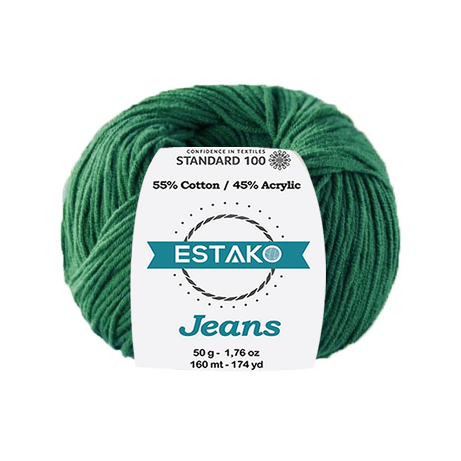 Jeans 1041 - Dark Green yarn — Estako Yarns