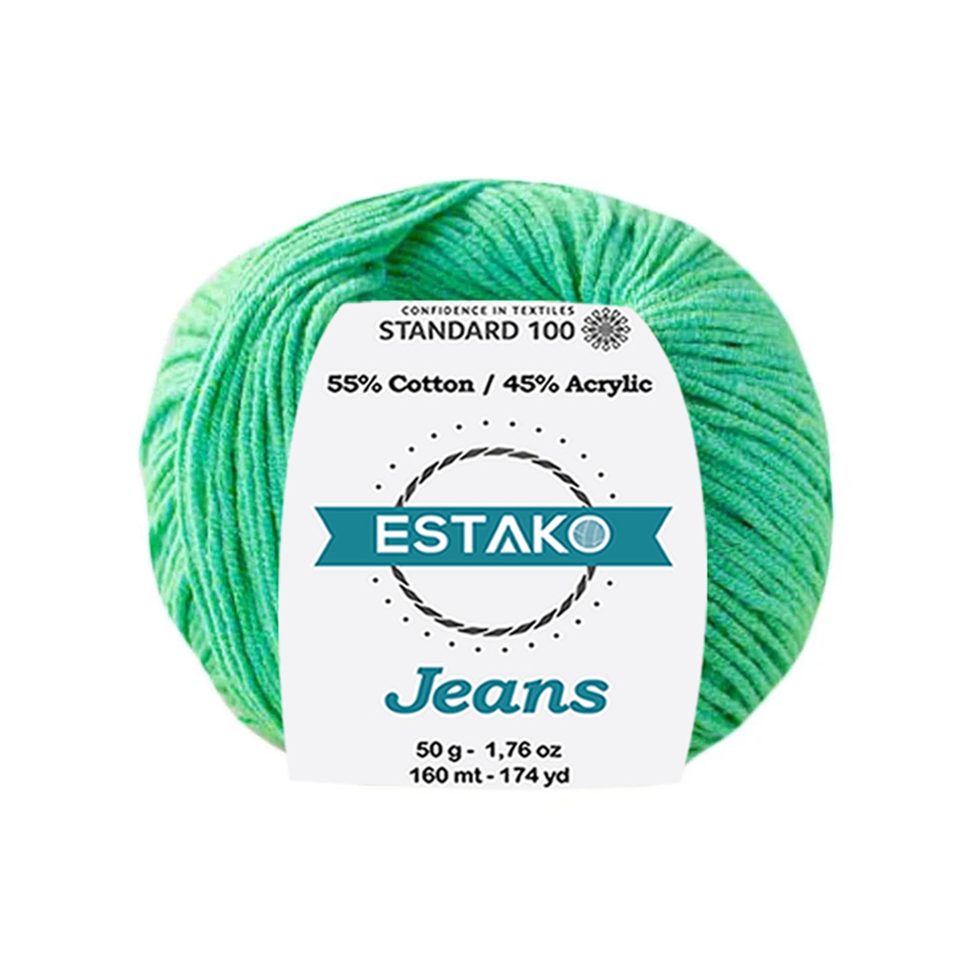 Jeans 1055 - Dark Mint yarn — Estako Yarns