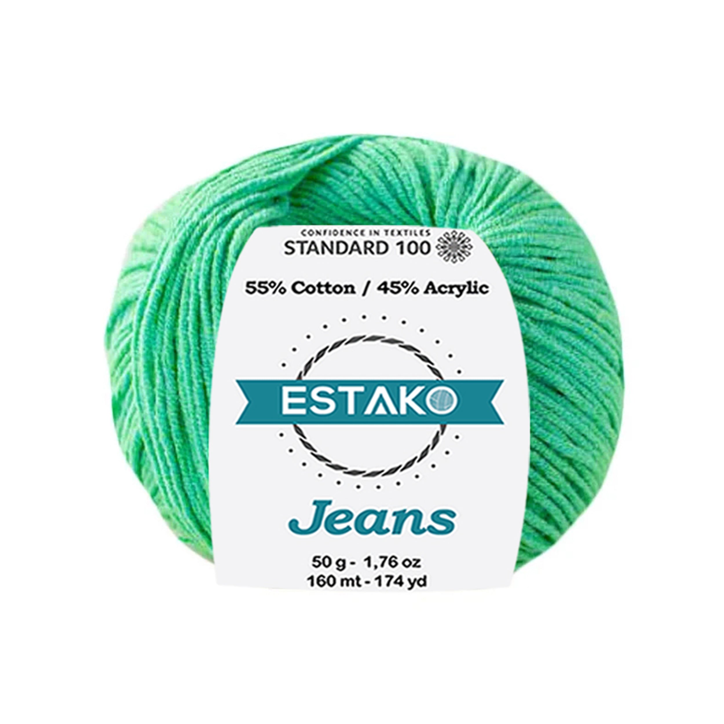 Jeans 1055 - Dark Mint yarn — Estako Yarns