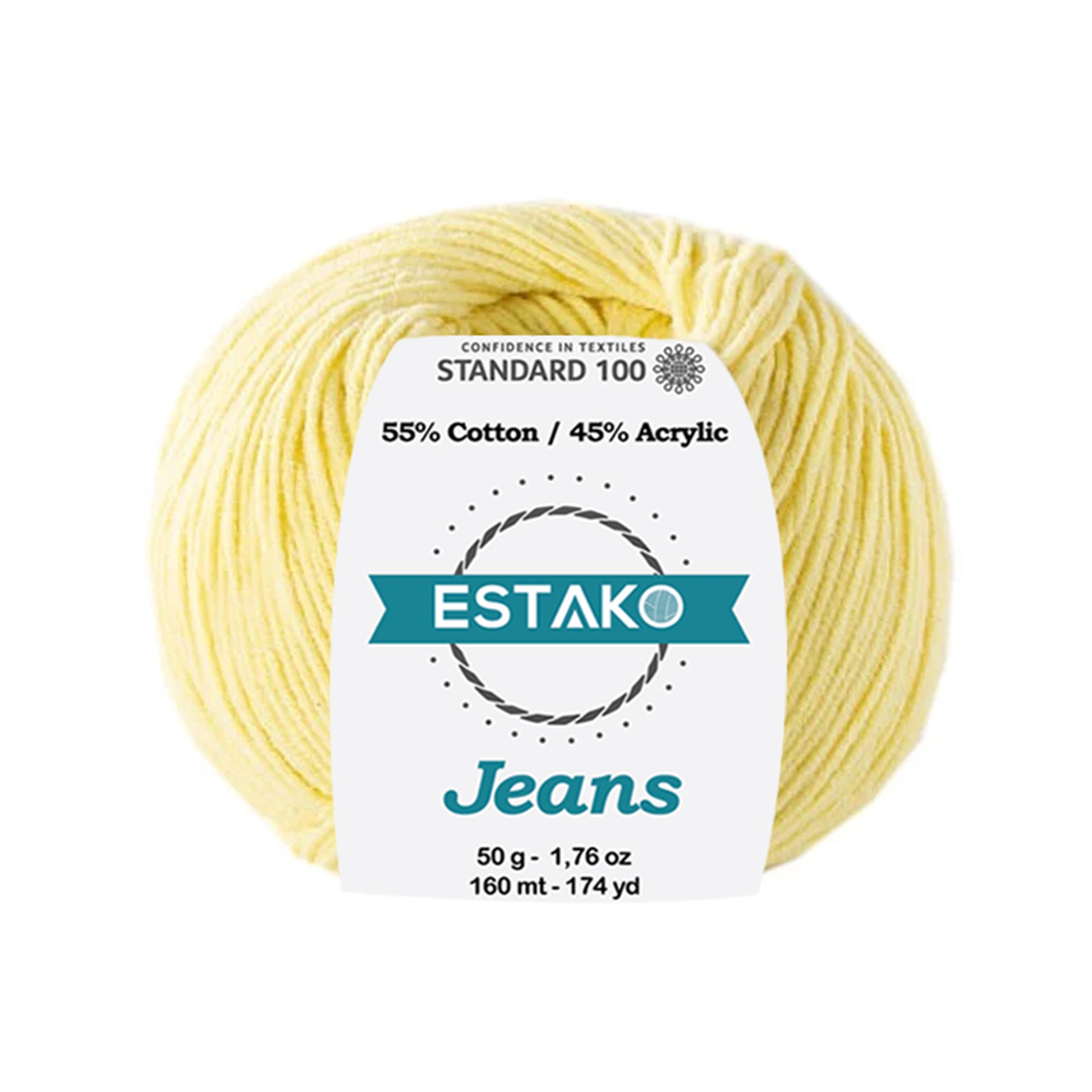 Jeans 107 - Light Yellow yarn — Estako Yarns