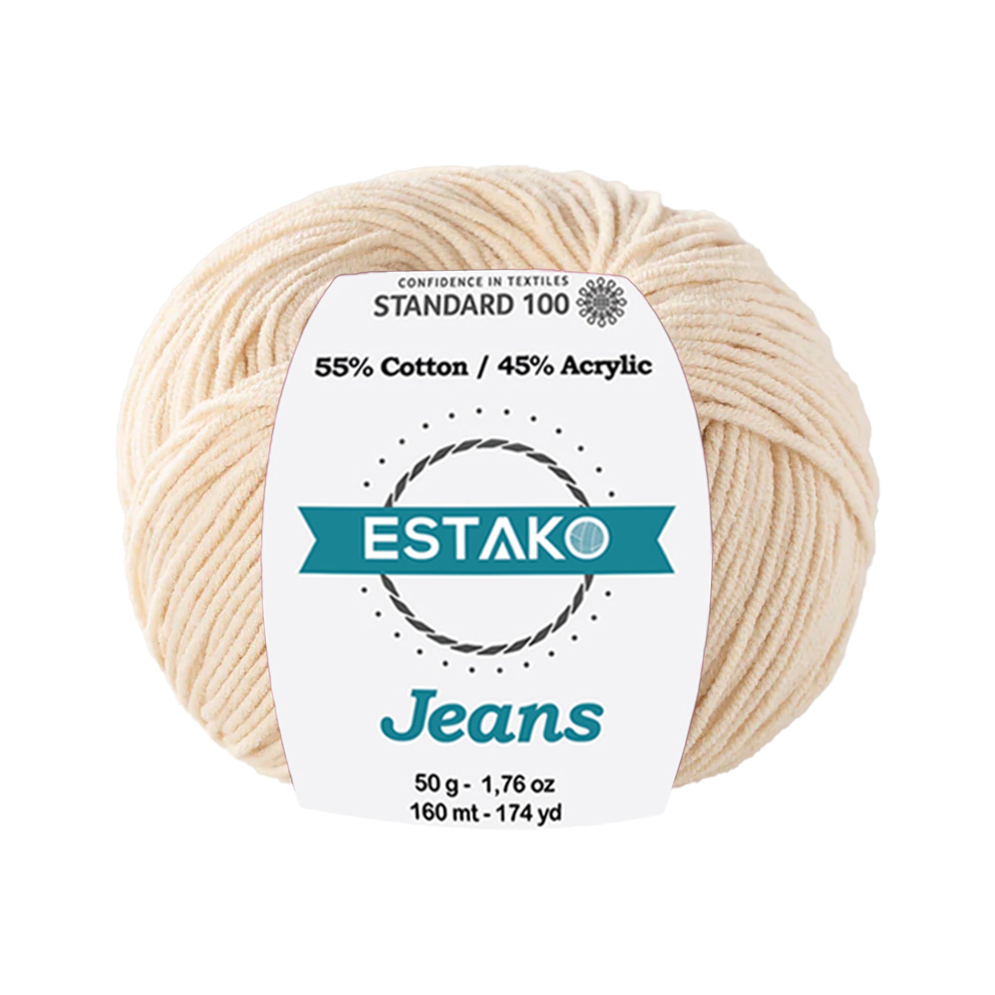 Jeans 1070 - Light Beige yarn — Estako Yarns