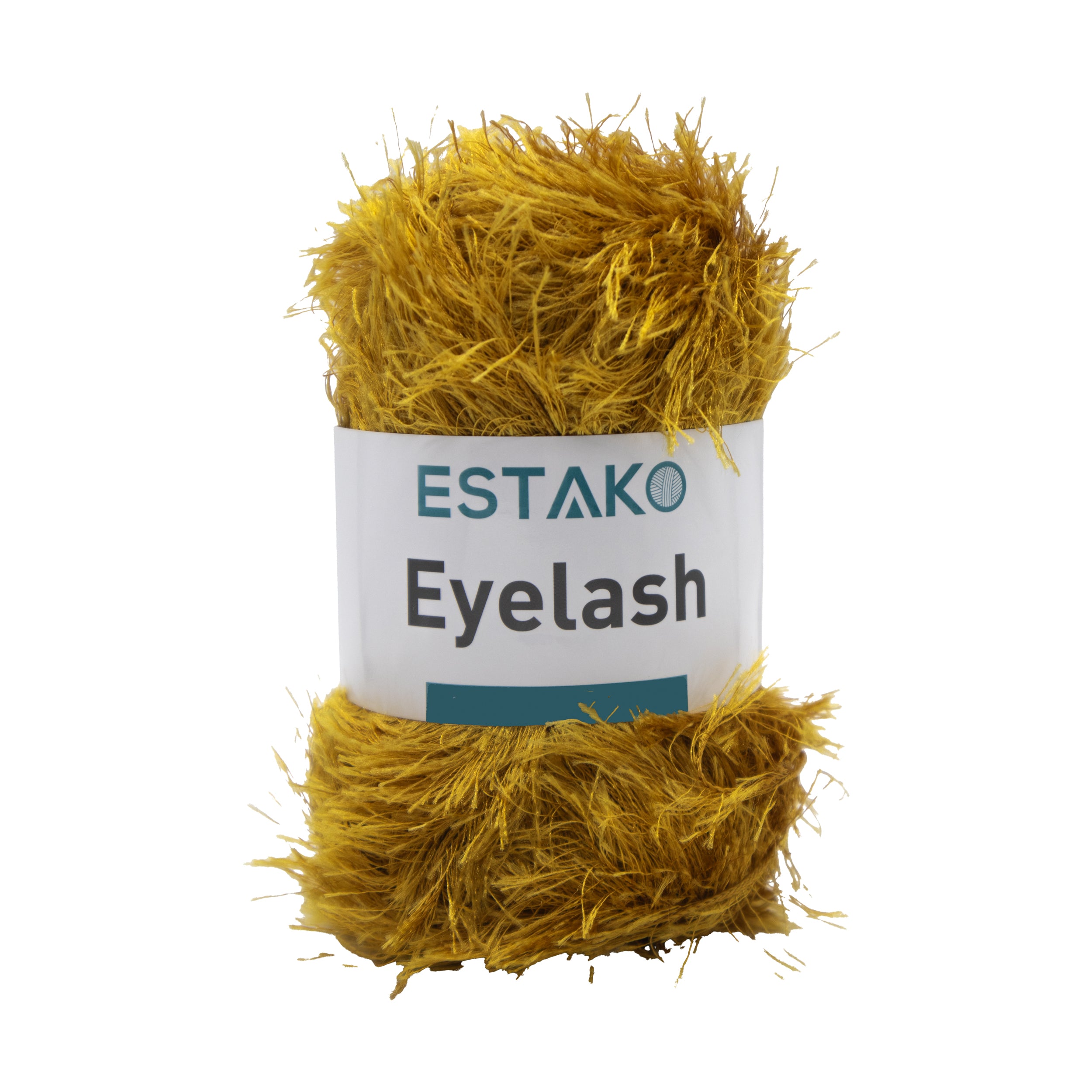 Eyelash 1111 - Mustard yarn — Estako Yarns