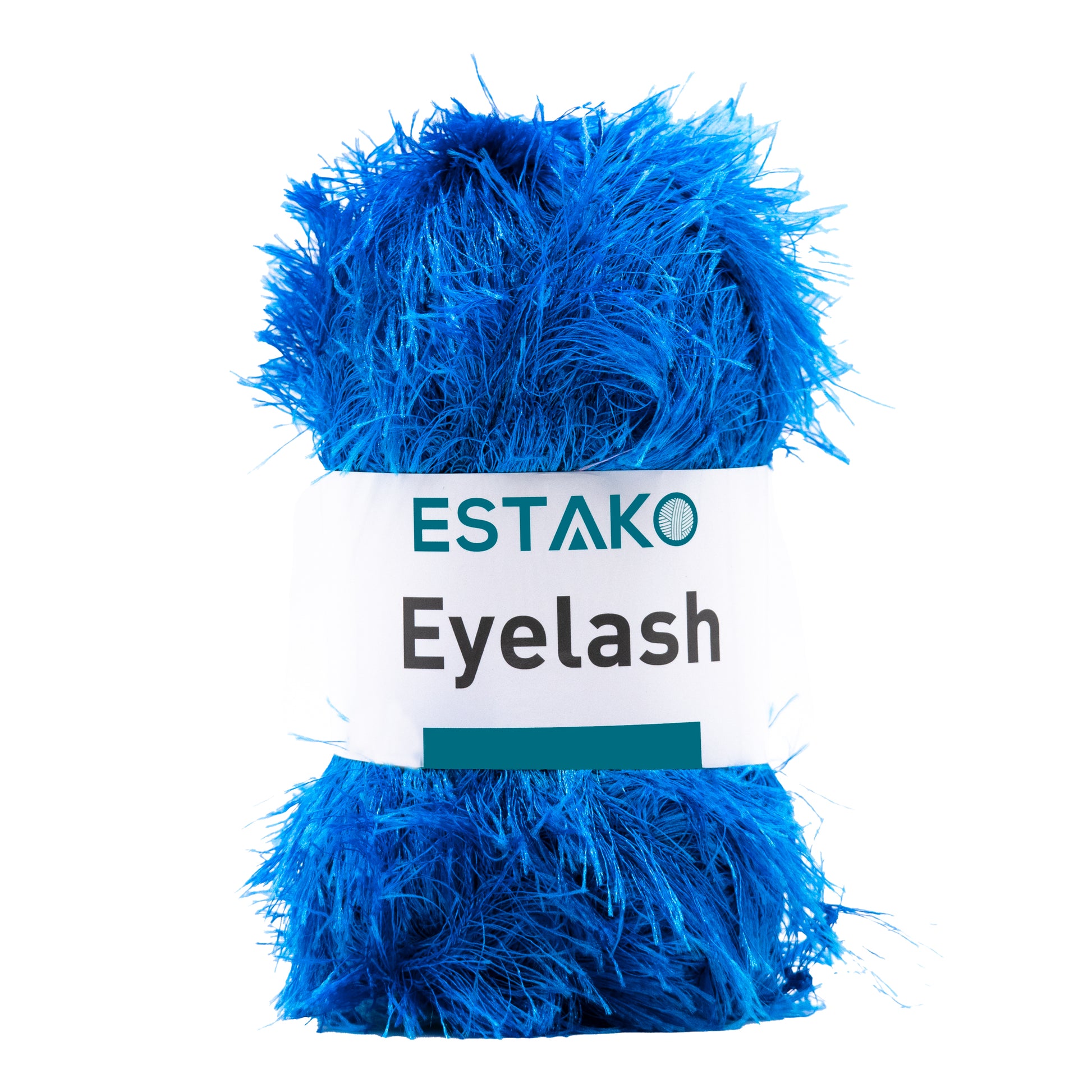 Eyelash 1133 - Blue yarn — Estako Yarns