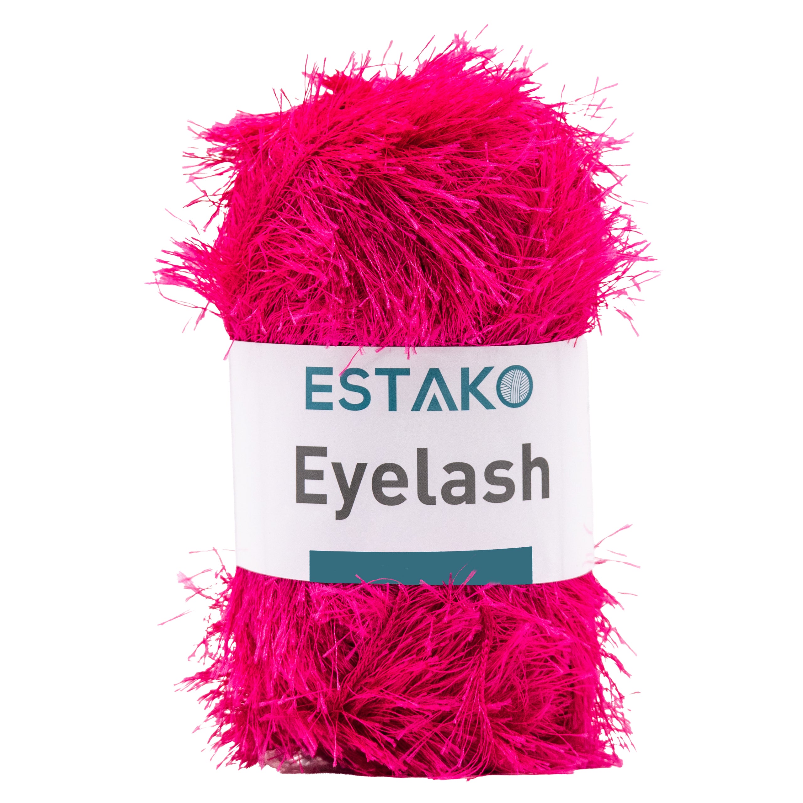 Eyelash 1137 - Fuchsia yarn — Estako Yarns