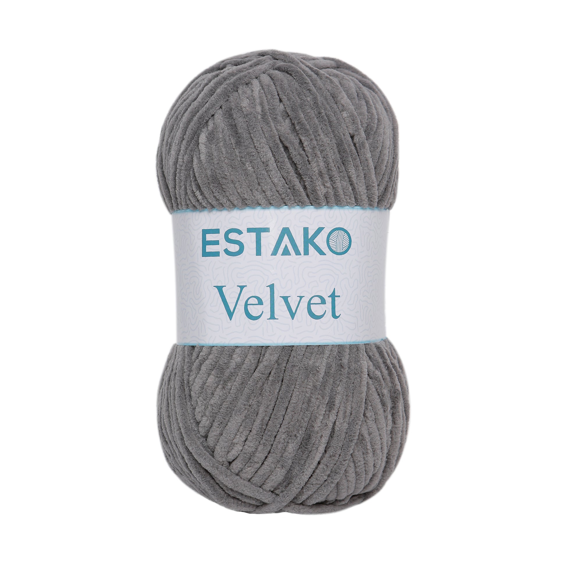 Velvet 1140 - Grey yarn — Estako Yarns