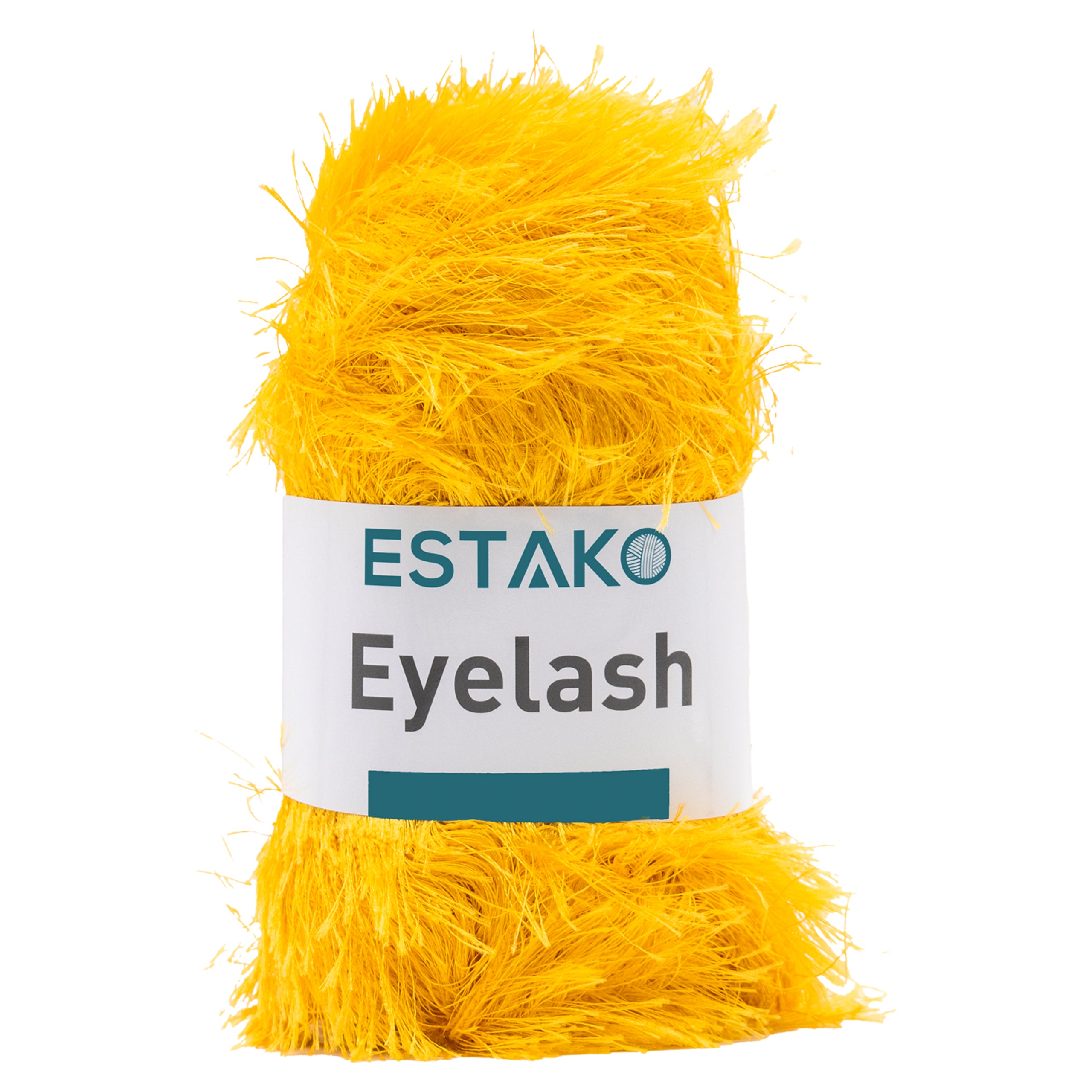 Eyelash 1184 - Yellow yarn — Estako Yarns