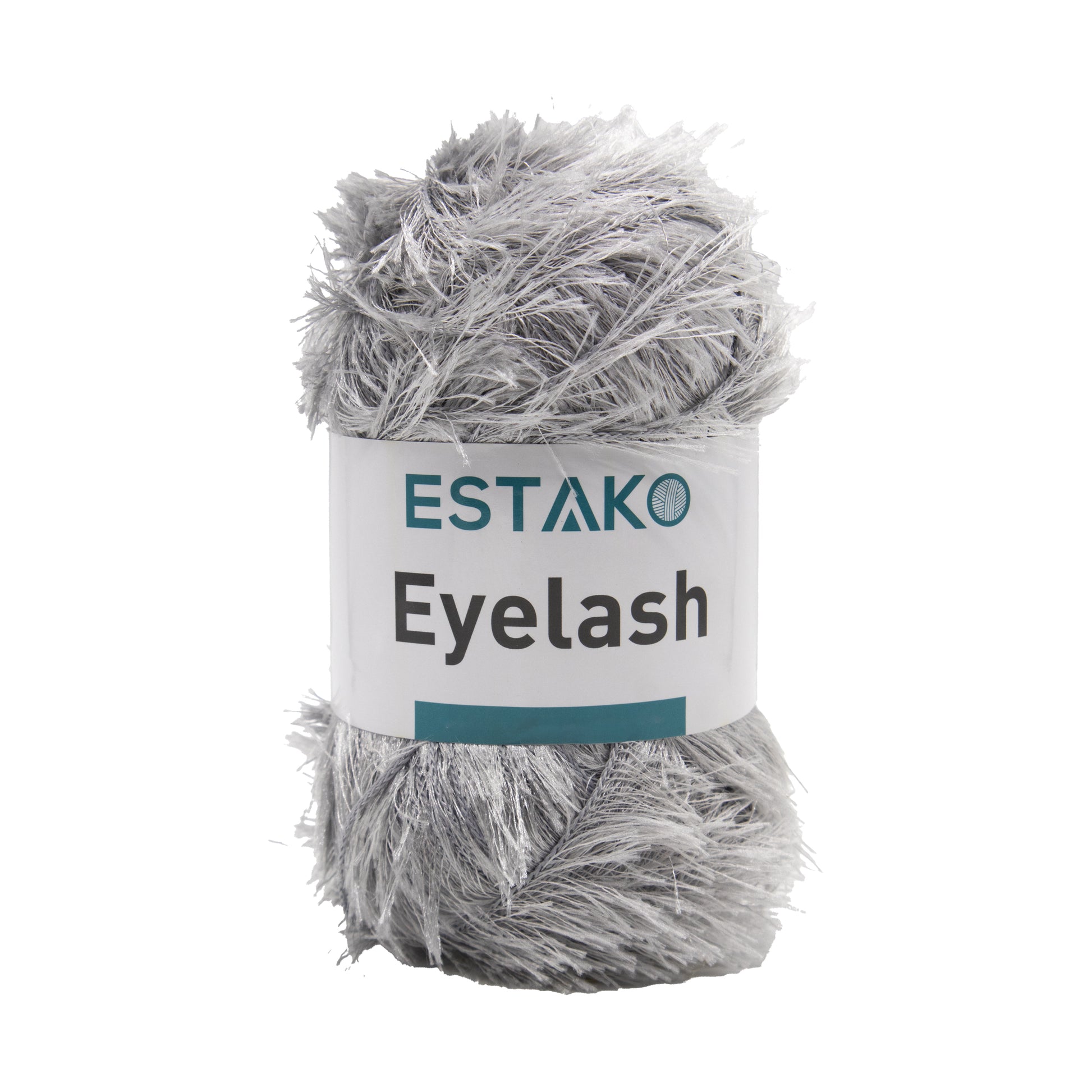 Eyelash 1195 - Gray yarn — Estako Yarns