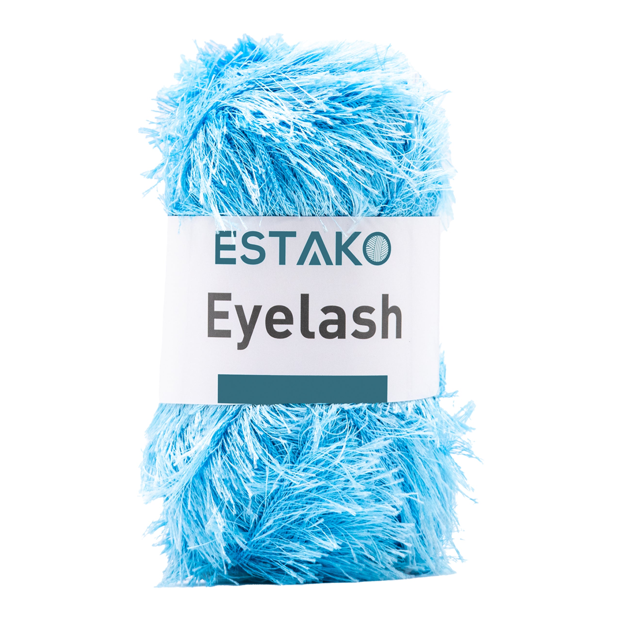Eyelash 1214 - Baby Blue yarn — Estako Yarns