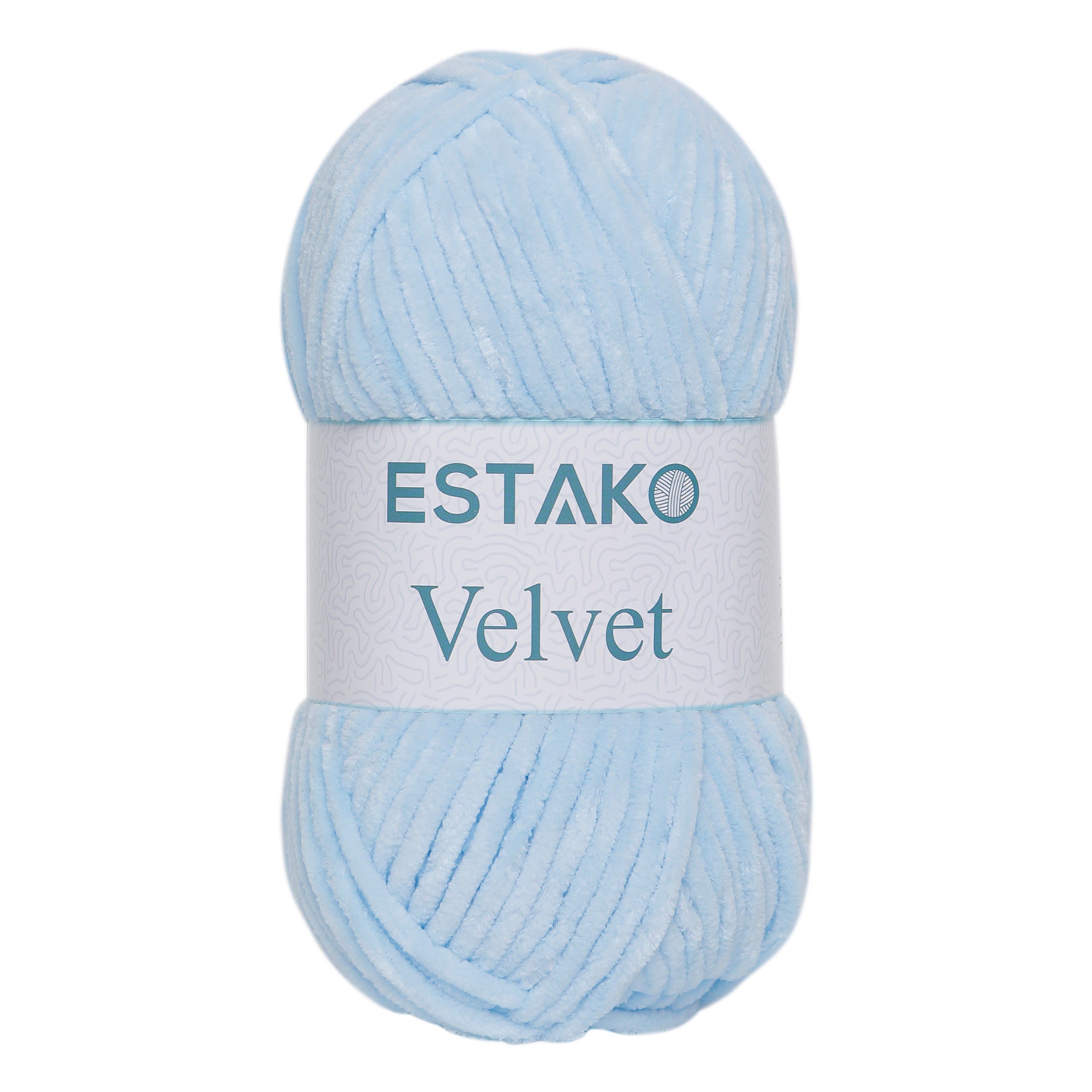 Velvet 1220 - Blue yarn — Estako Yarns