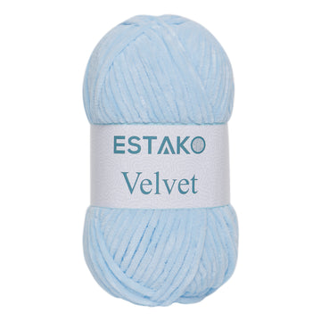 Velvet 1220 - Blue yarn | Estako Yarns