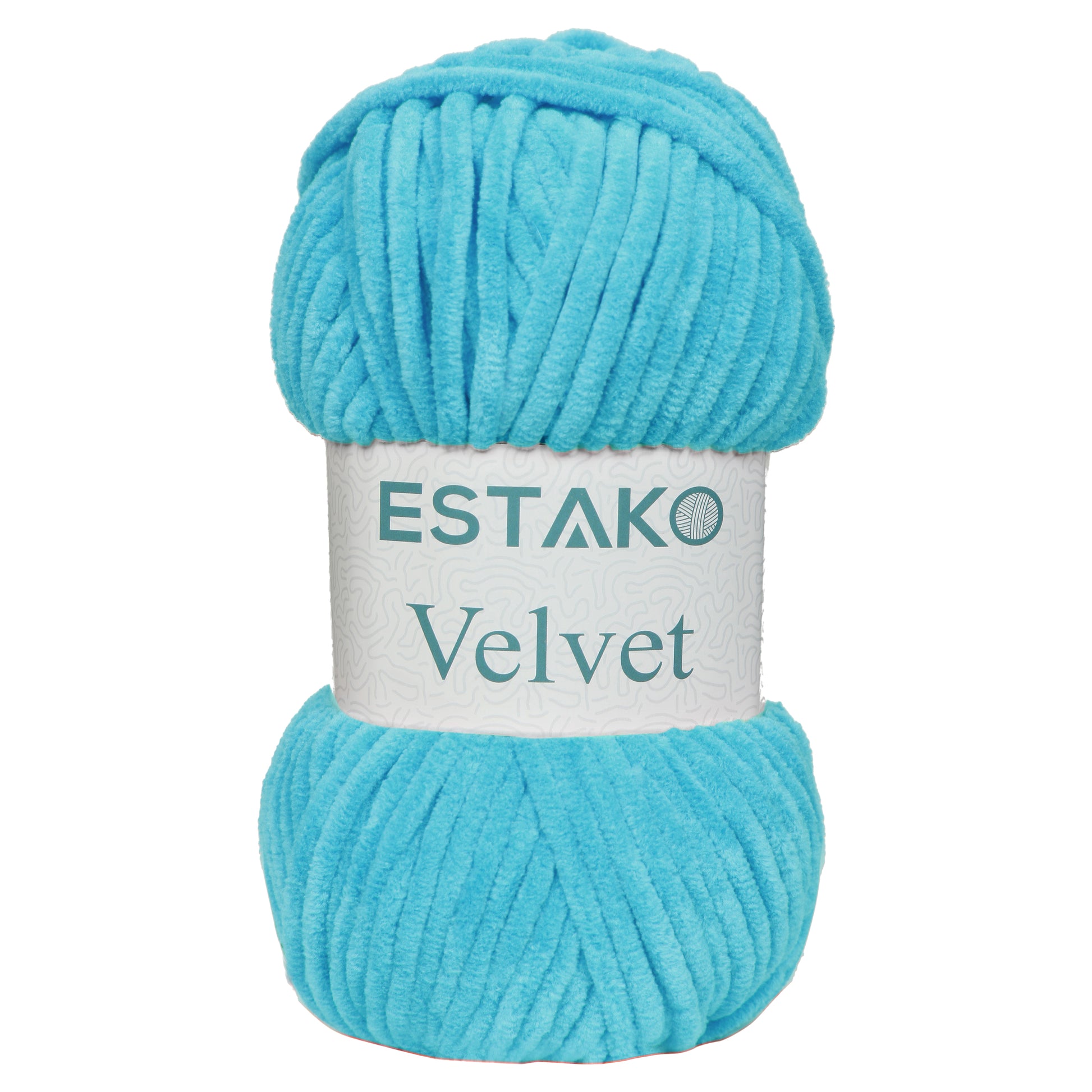 Velvet 1230 - Turquoise yarn — Estako Yarns