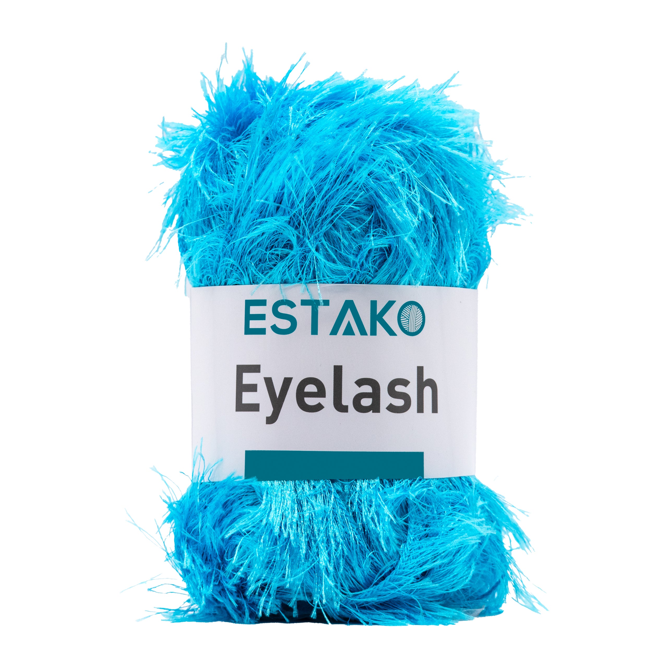 Eyelash 1235 - Turquoise yarn — Estako Yarns
