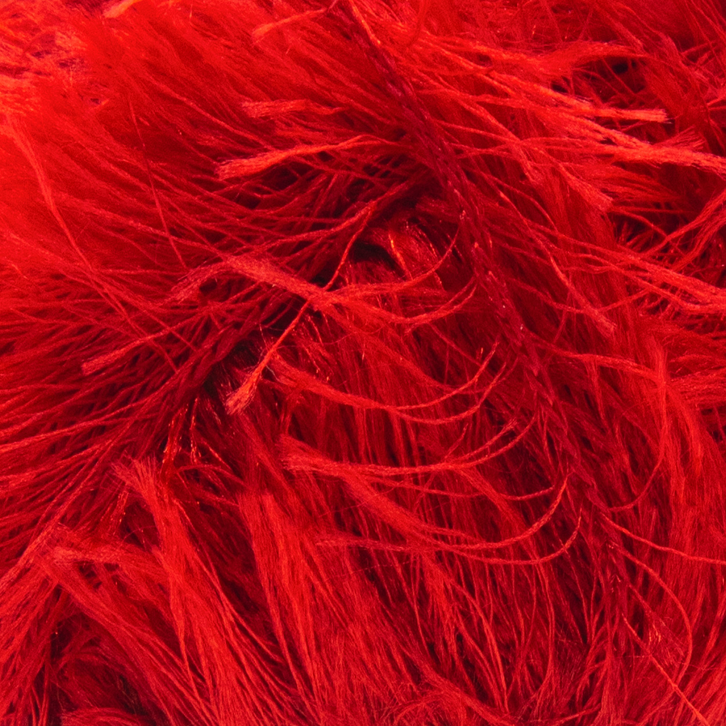 Eyelash 1251 - Red yarn — Estako Yarns