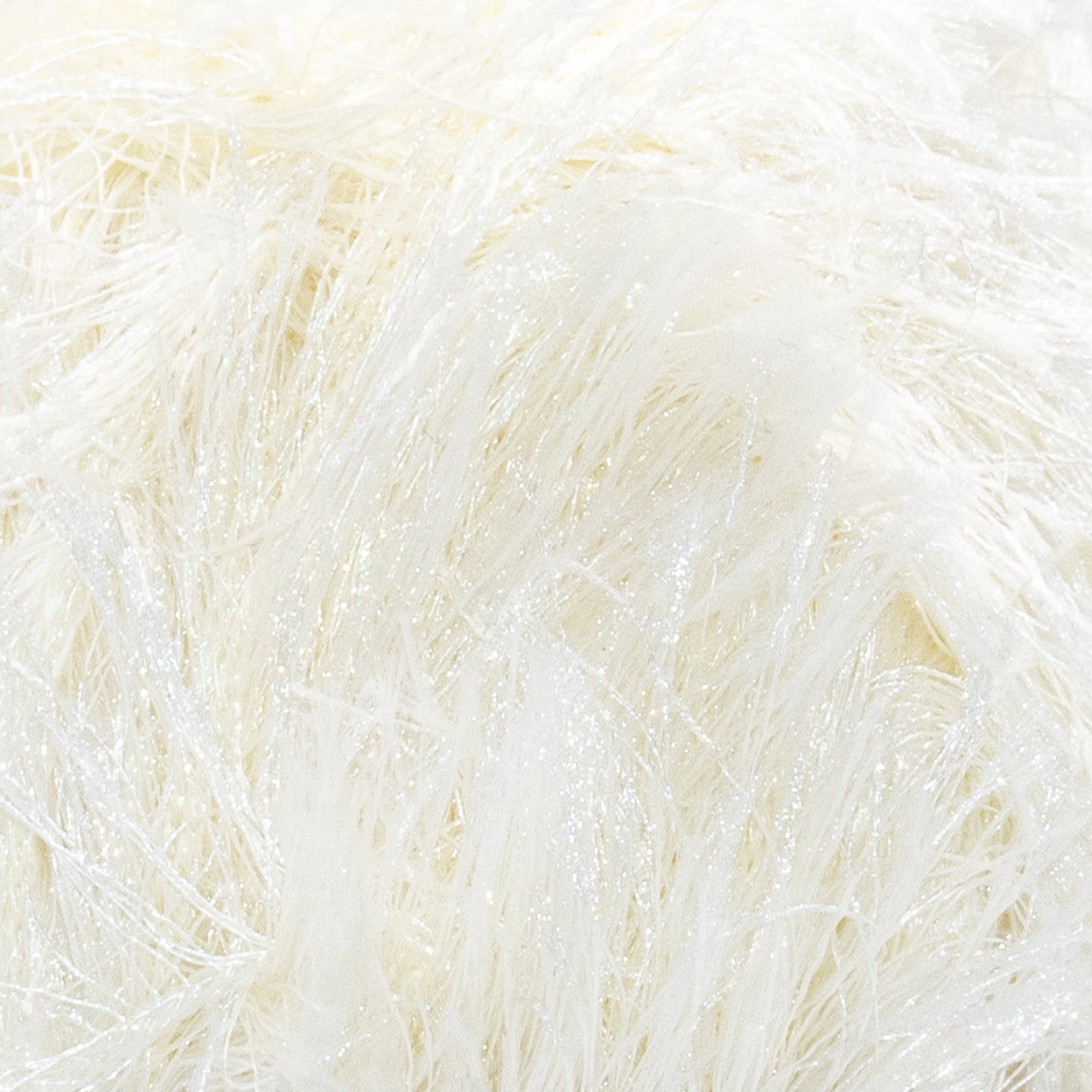 Eyelash 1300 - Cream yarn — Estako Yarns