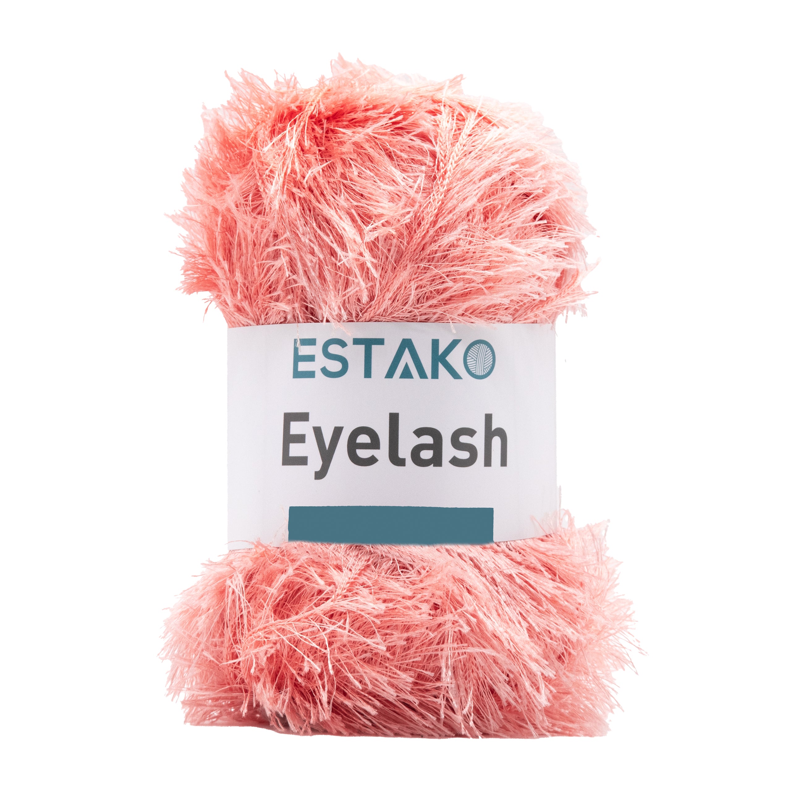 Eyelash 2292 - Salmon yarn — Estako Yarns