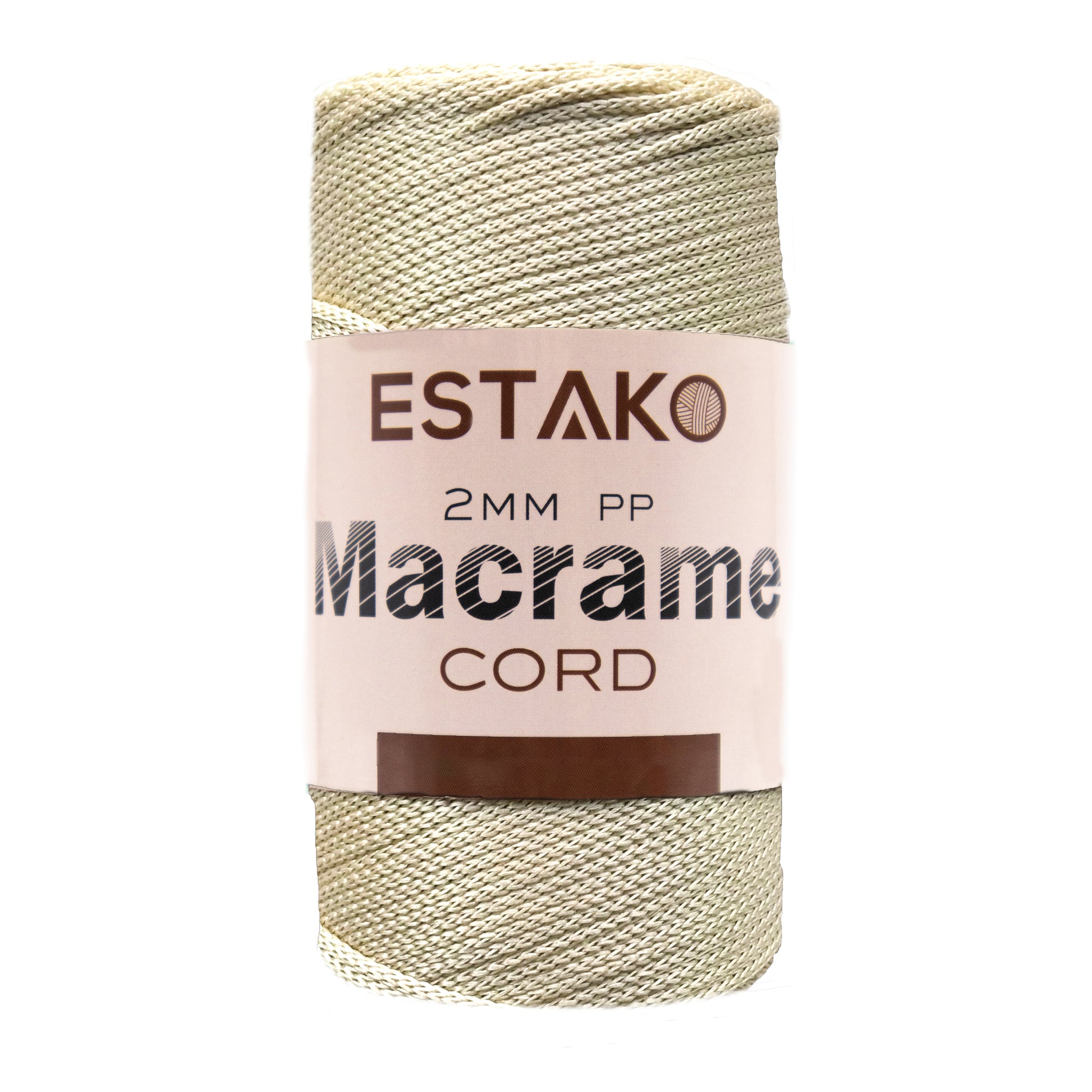 2 mm PP Macrame 3023 - Wheat yarn — Estako Yarns