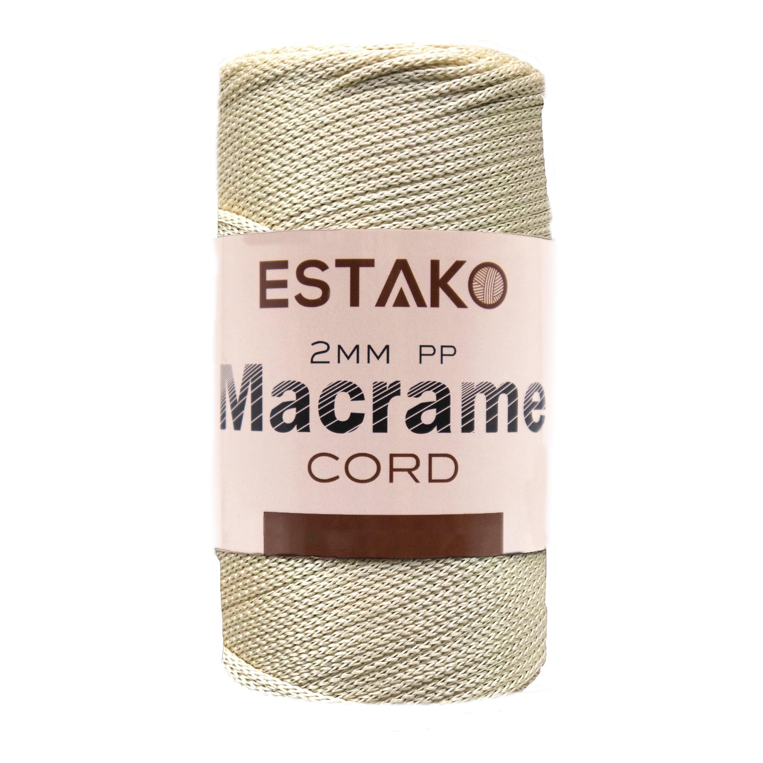 2 mm PP Macrame 3023 - Wheat yarn — Estako Yarns