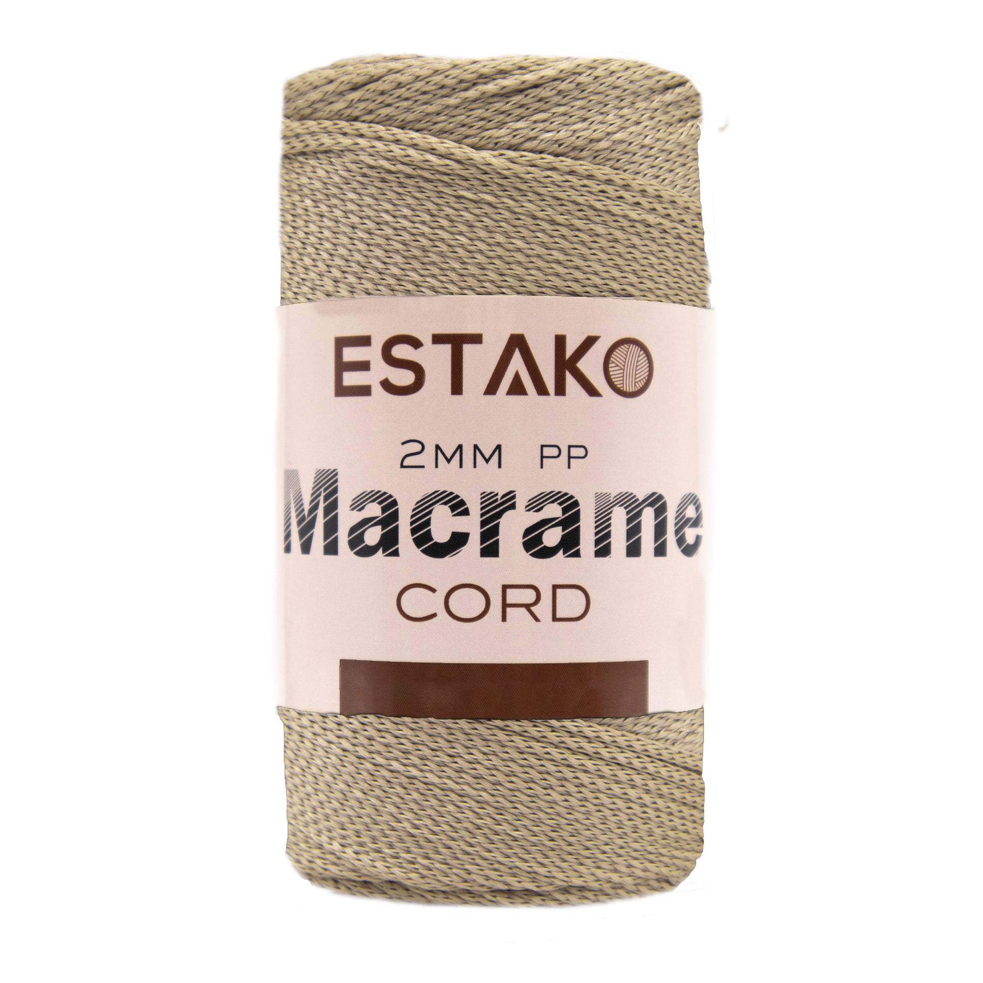 2 mm PP Macrame 3030 - Beige yarn — Estako Yarns