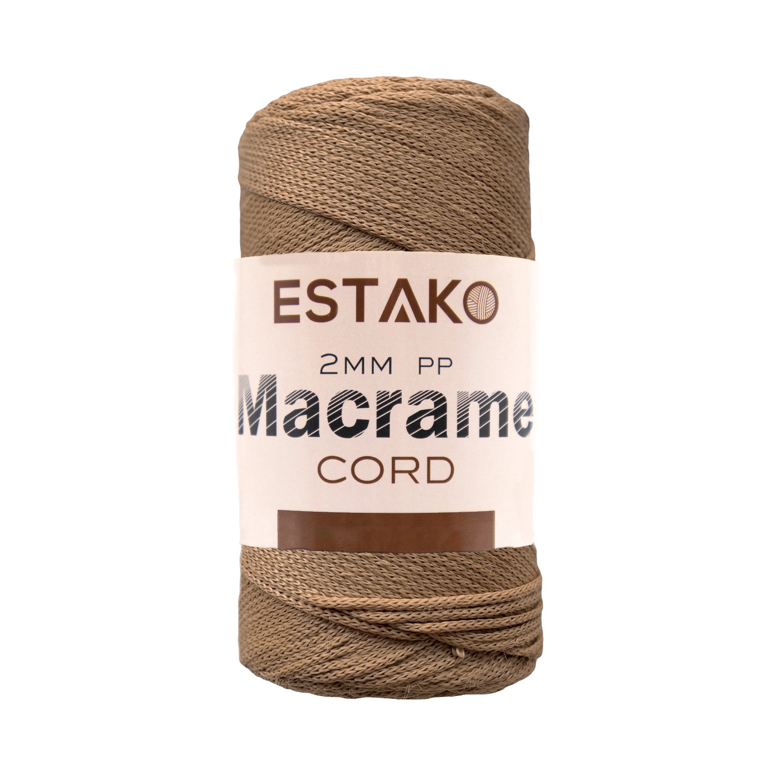 2 mm PP Macrame 3032 - Camel yarn — Estako Yarns