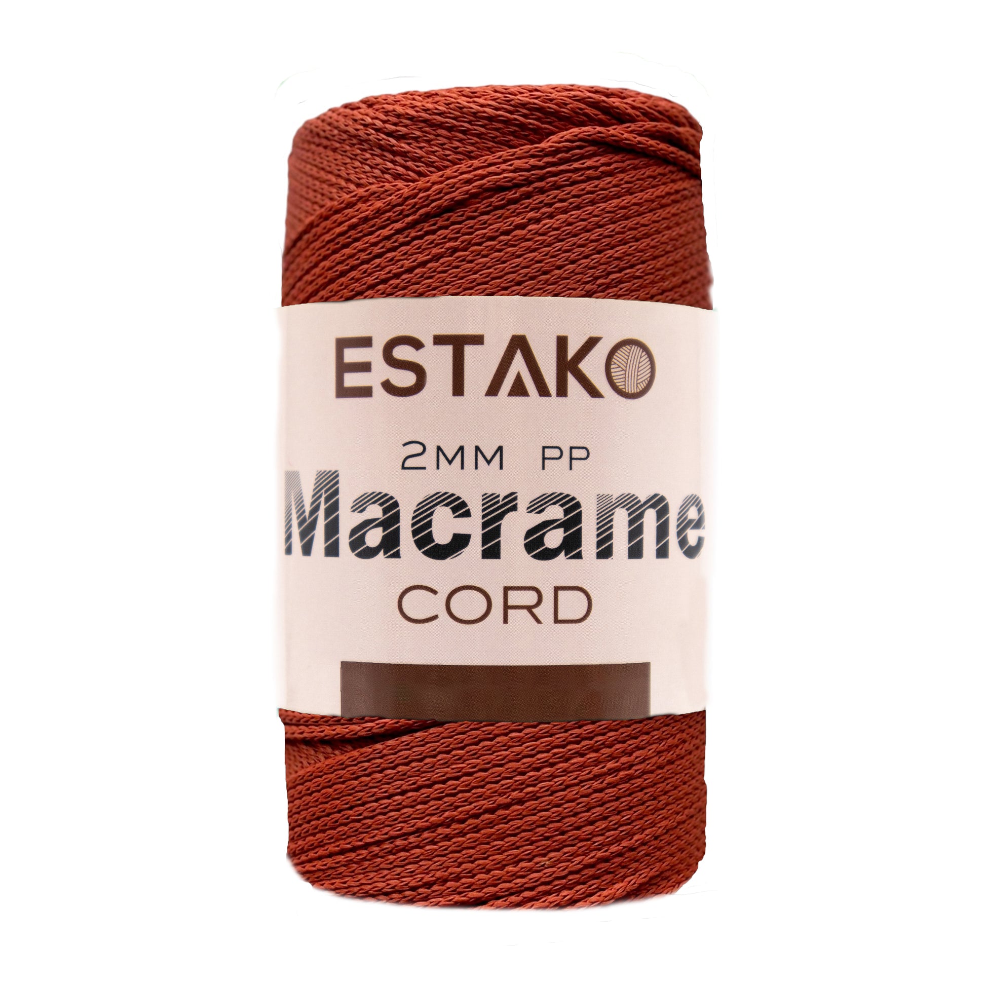 2 mm PP Macrame 3118 - Brick yarn — Estako Yarns