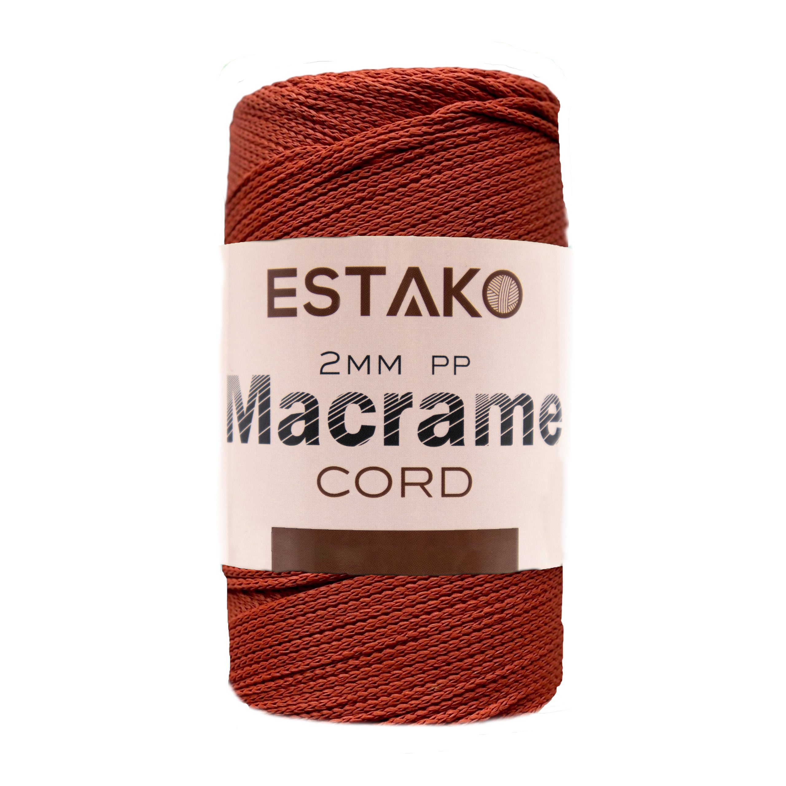 2 mm PP Macrame 3118 - Brick yarn — Estako Yarns