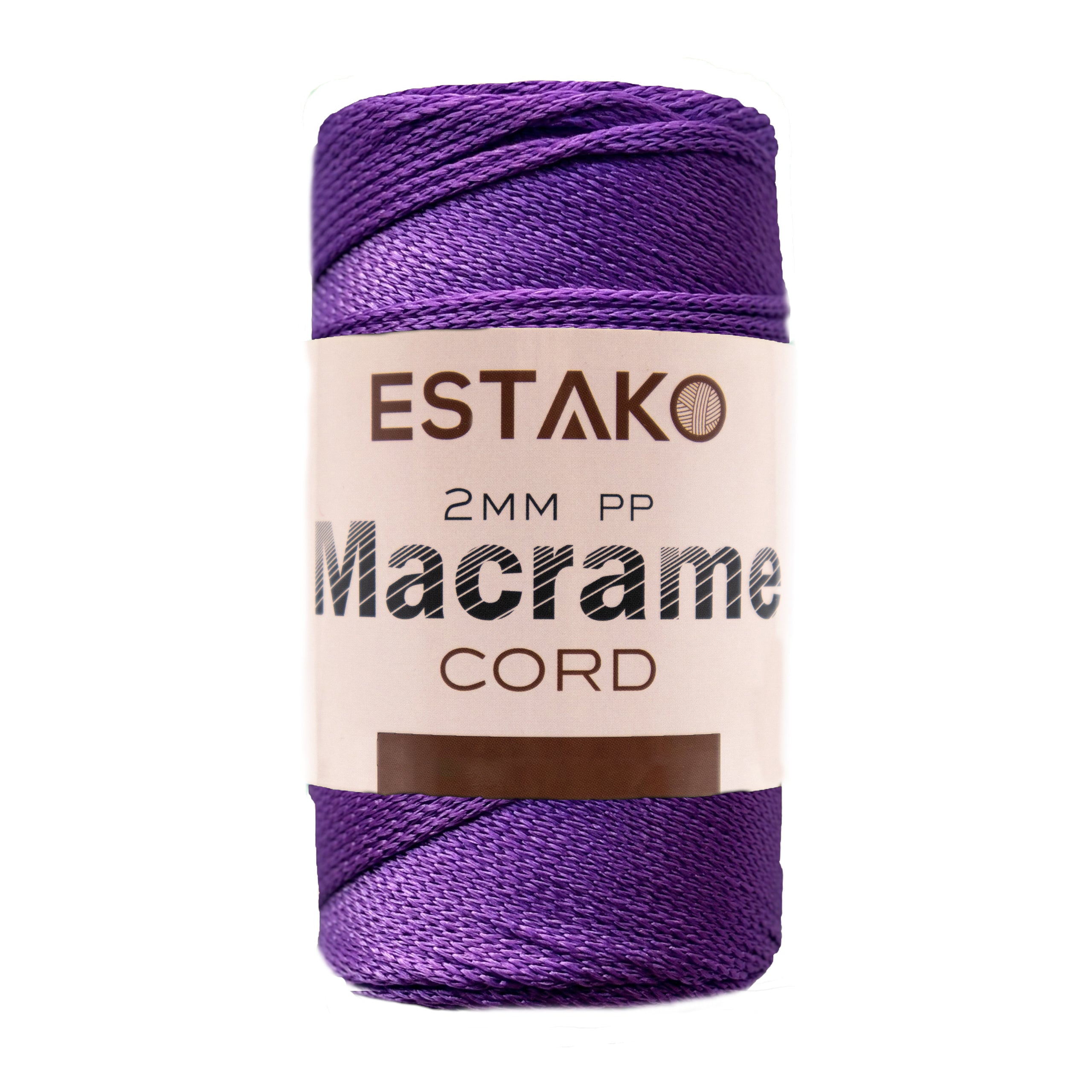 2 mm PP Macrame 3141 - Violet yarn — Estako Yarns