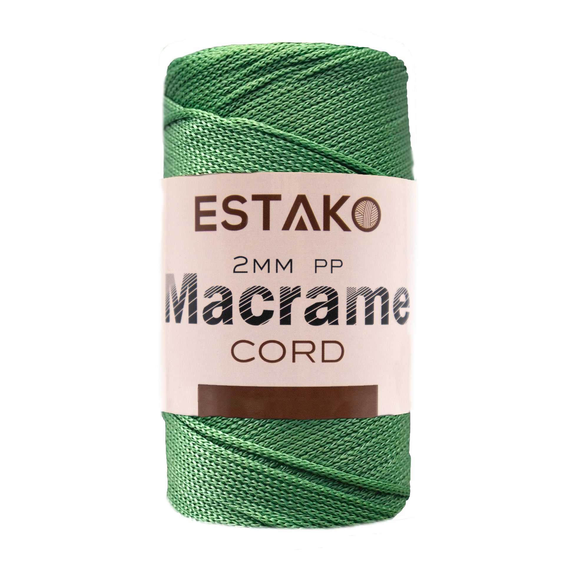 2 mm PP Macrame 3171 - Green yarn — Estako Yarns
