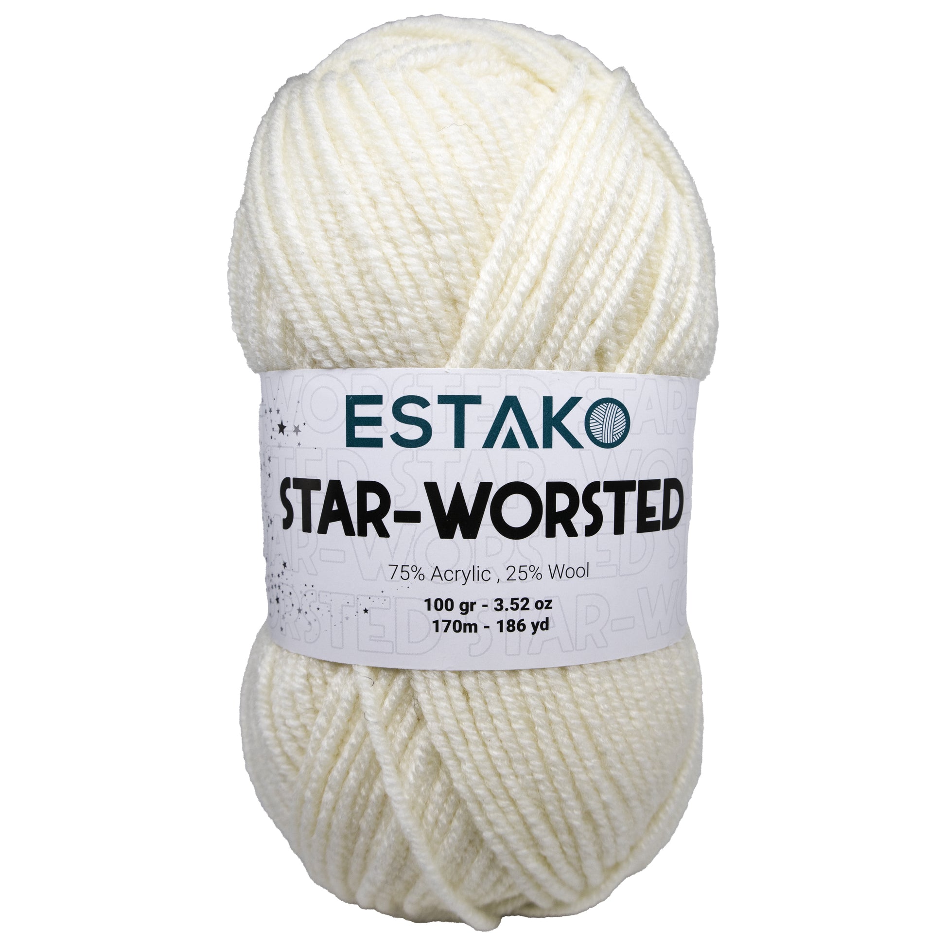 Star-Worsted 40169 - Off White yarn — Estako Yarns