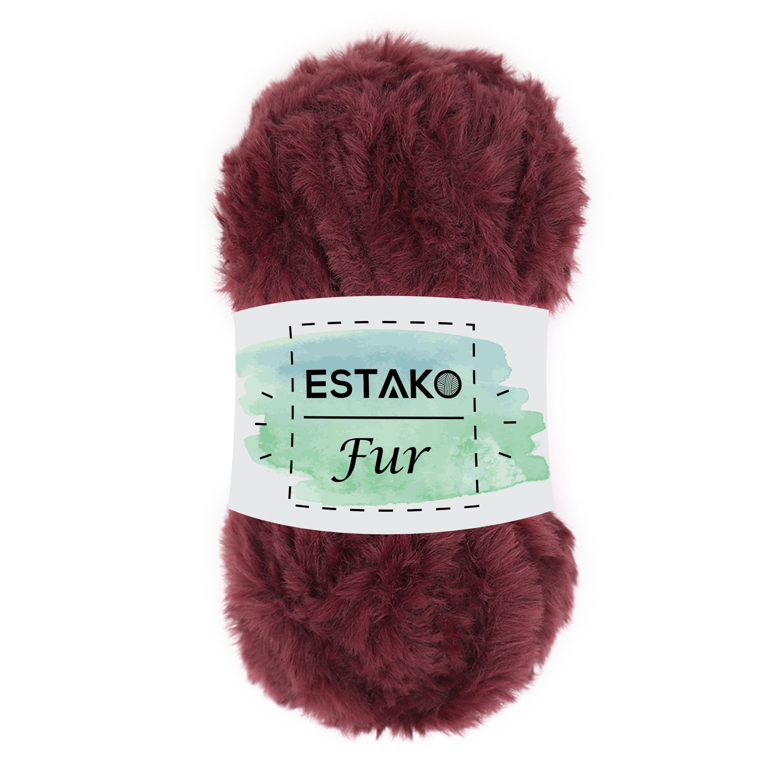 Fur 40349 - Bordeaux yarn — Estako Yarns