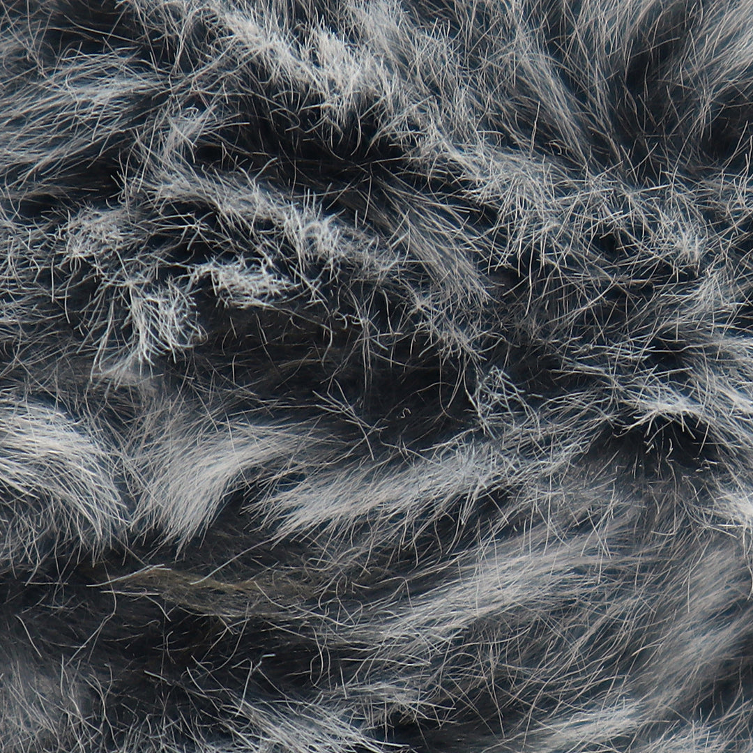 Fur 40907 - Black Grey yarn — Estako Yarns