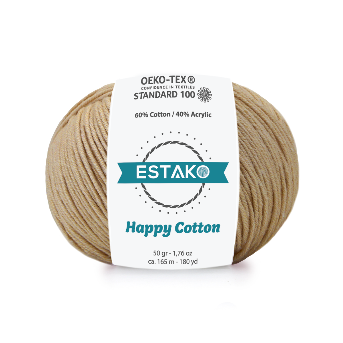 Happy Cotton 4160 - Beige yarn — Estako Yarns