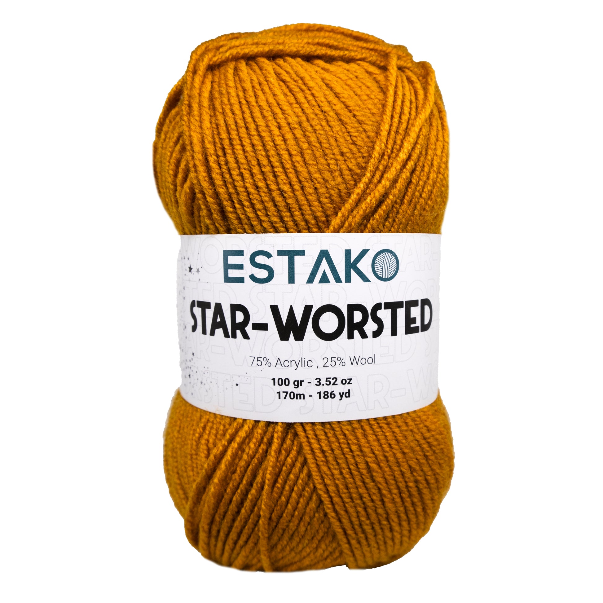 Star-Worsted 42061 - Dark Yellow yarn — Estako Yarns