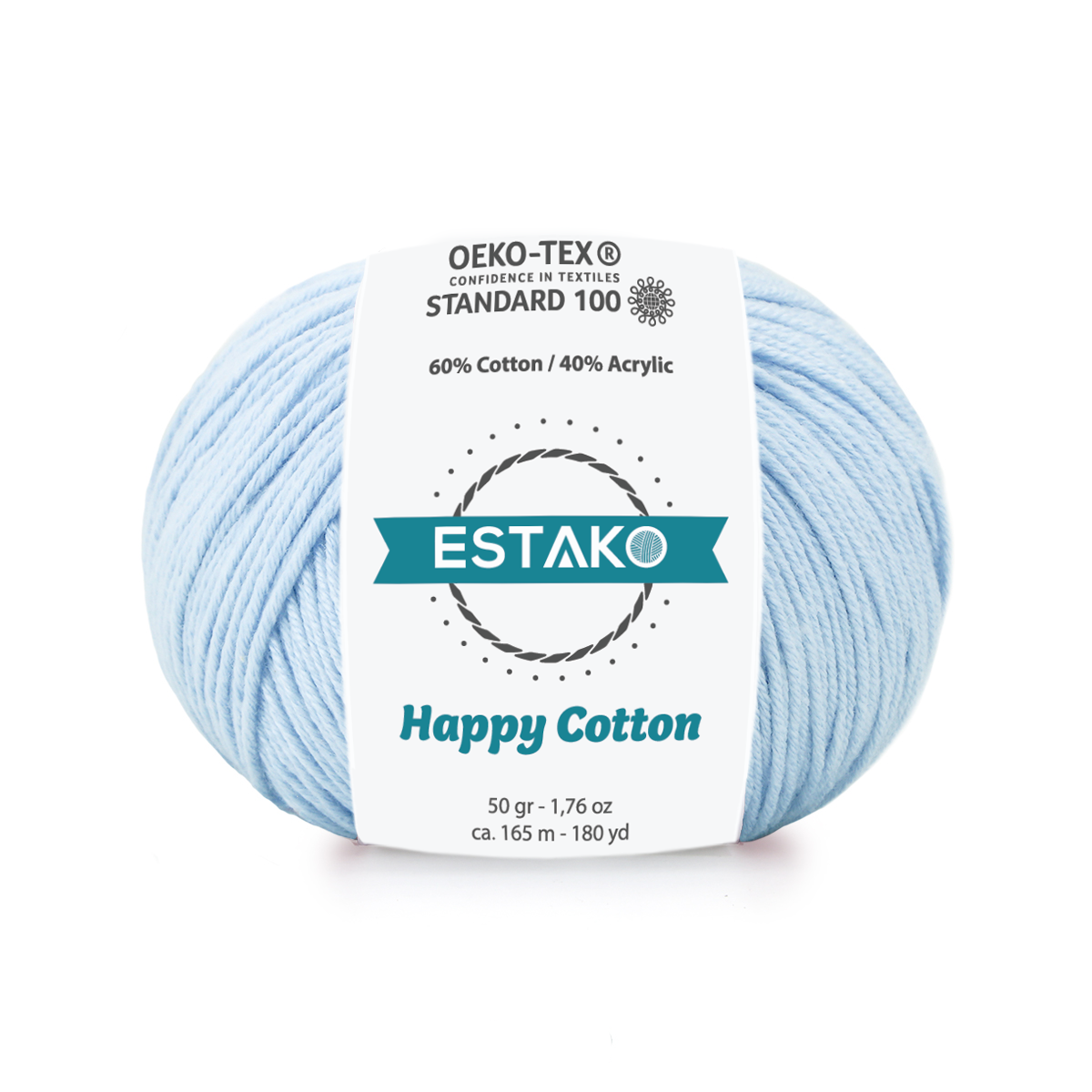 Happy Cotton 4220 - Baby Blue yarn — Estako Yarns