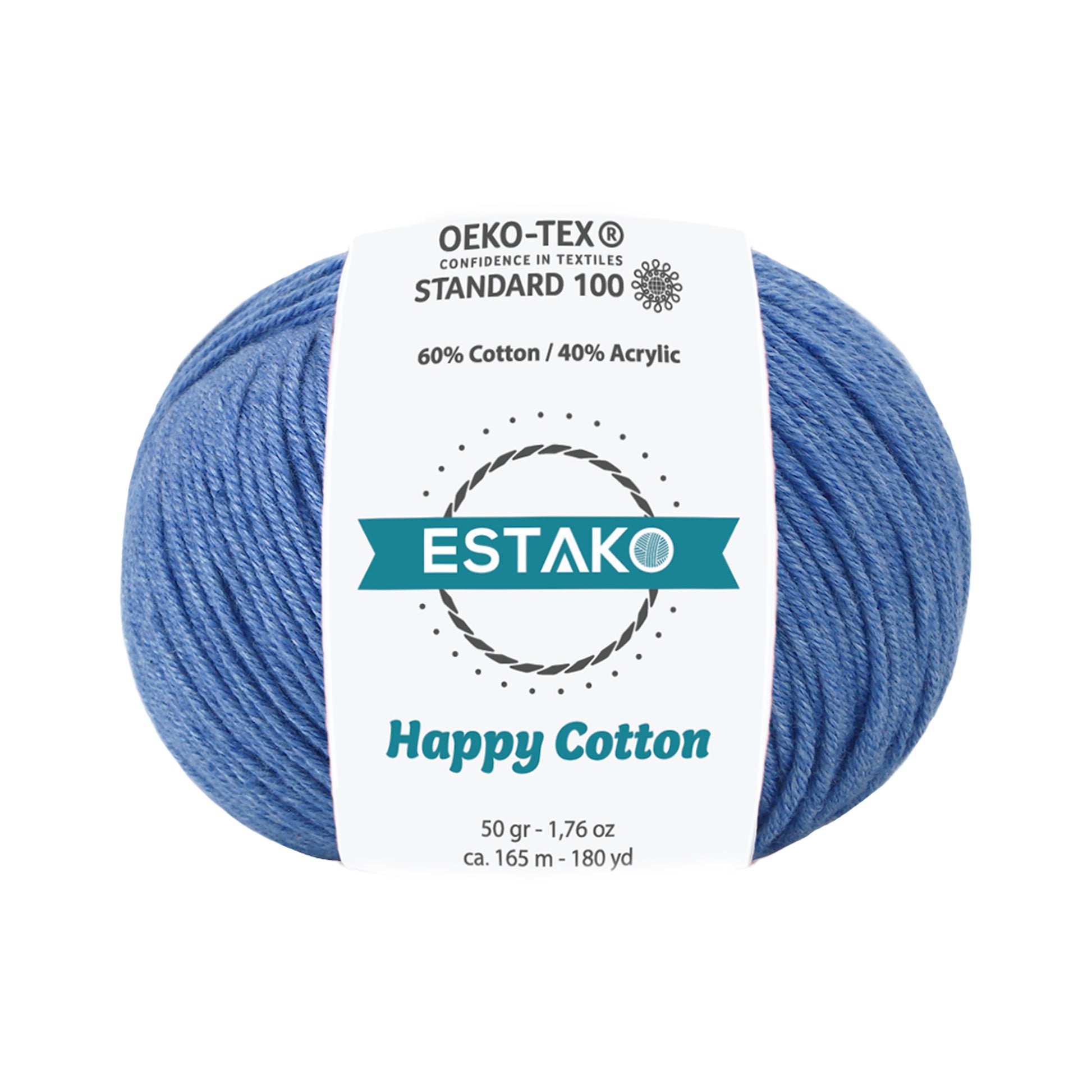 Happy Cotton 4230 - Denim Blue yarn — Estako Yarns