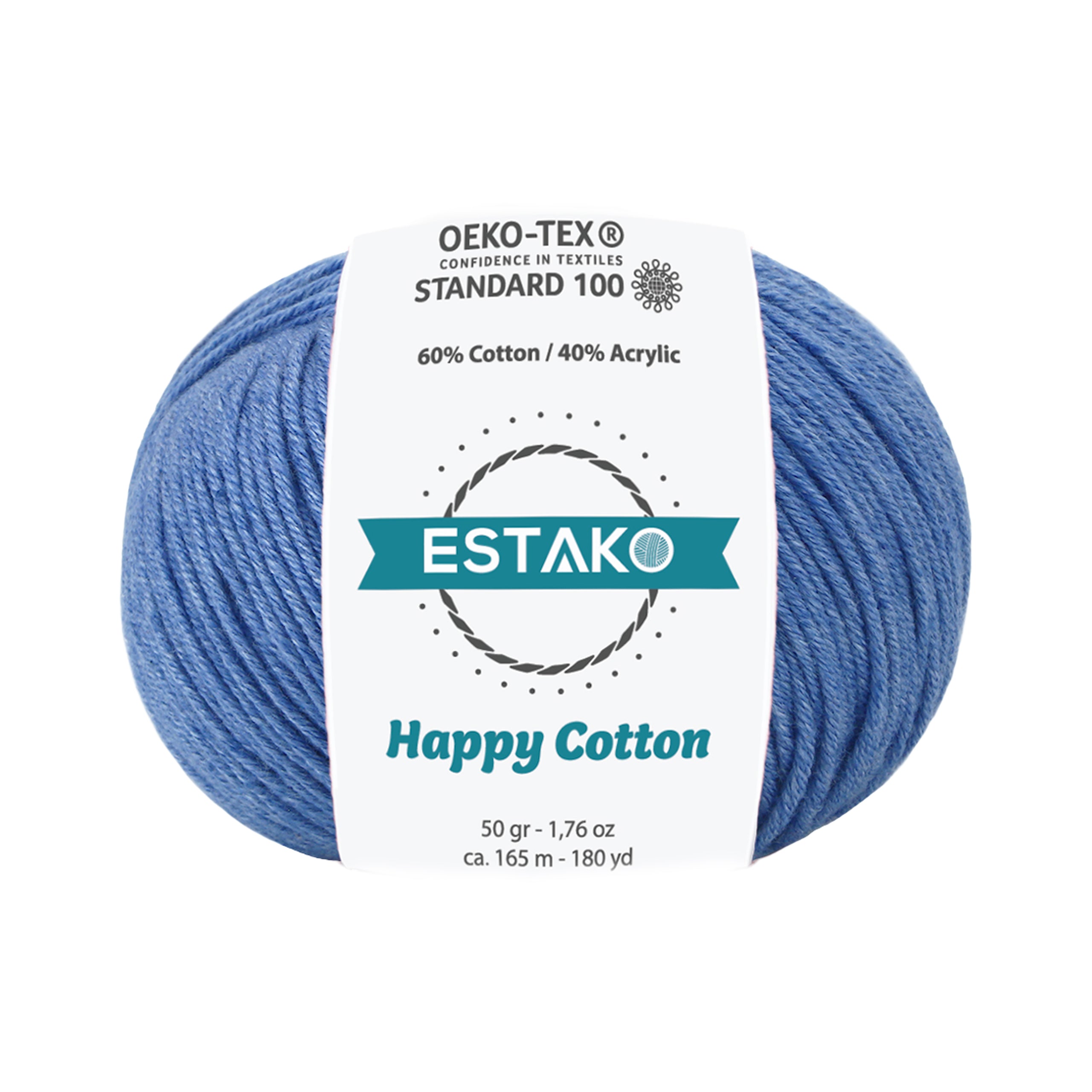 Happy Cotton 4230 - Denim Blue yarn — Estako Yarns