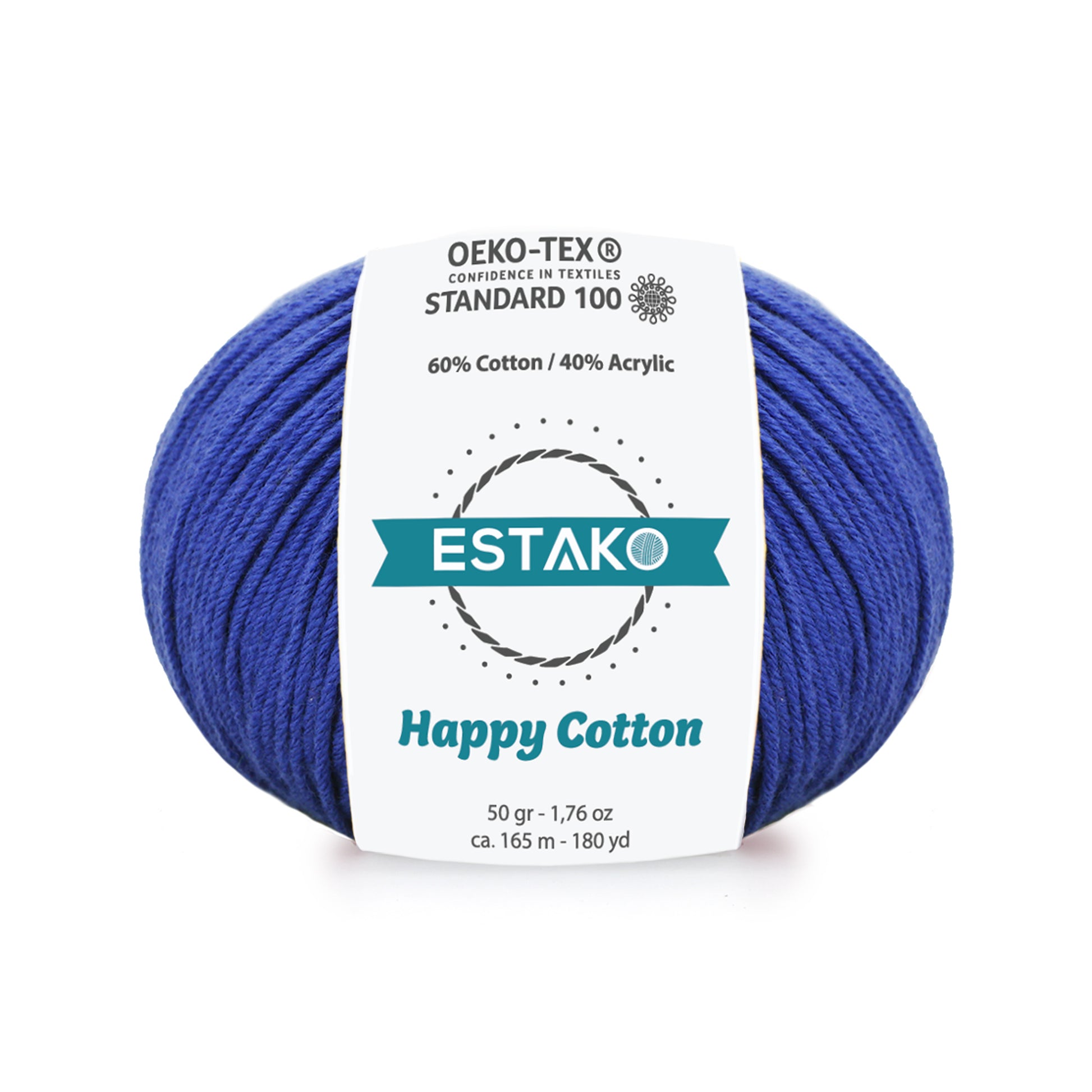 Happy Cotton 4250 - Royal Blue yarn — Estako Yarns