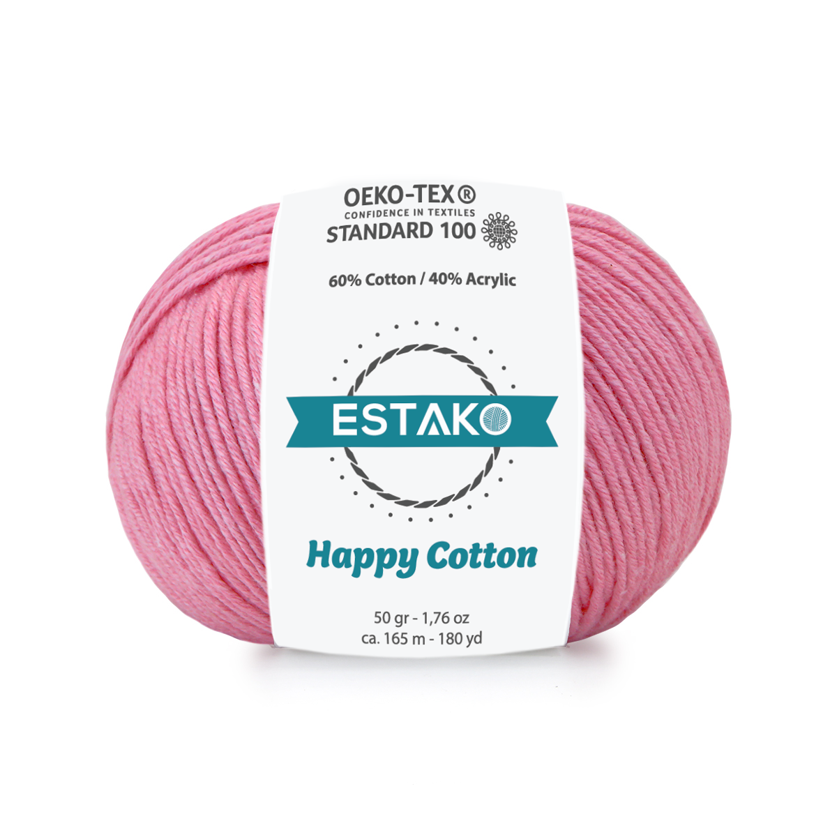 Happy Cotton 4320 - Pink yarn — Estako Yarns