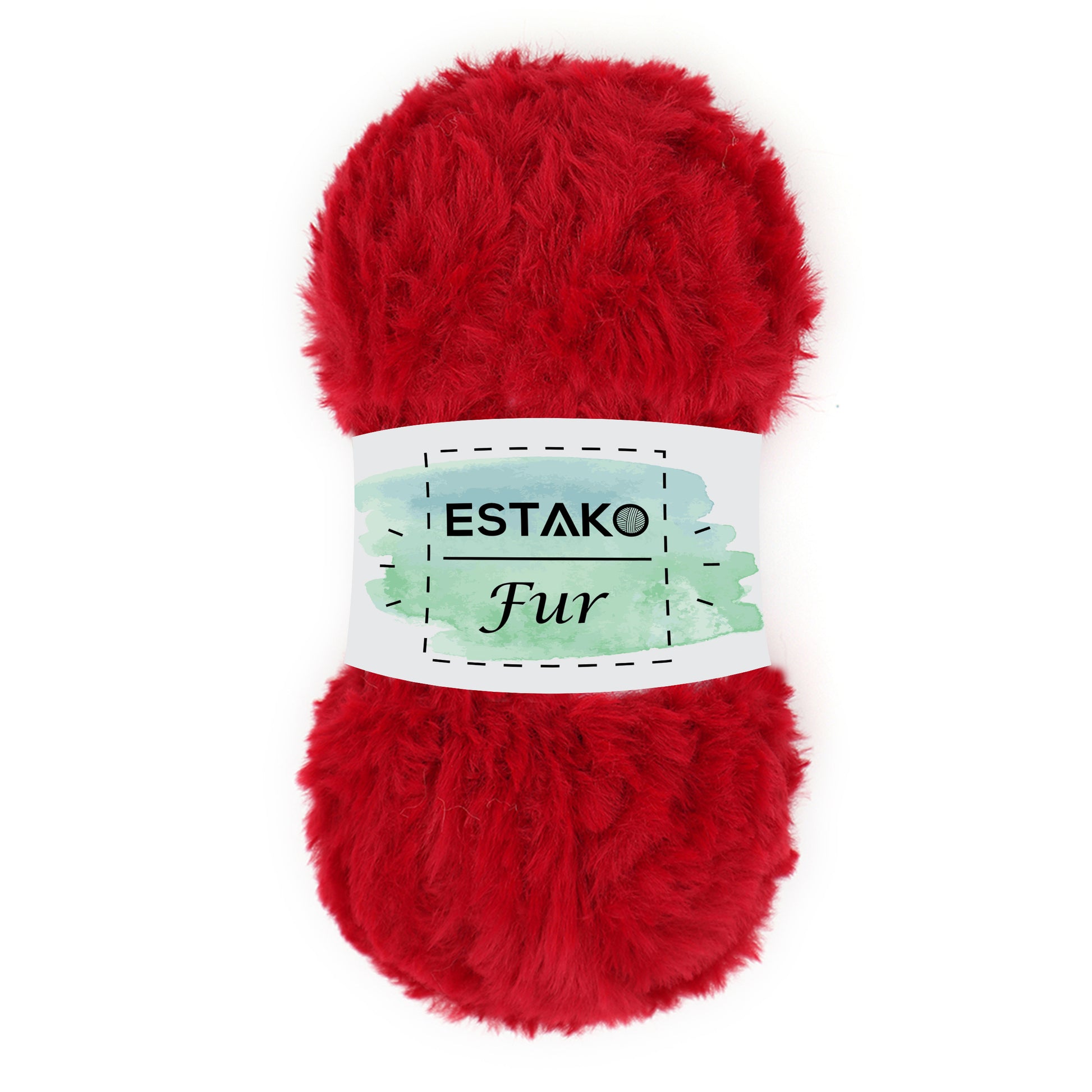 Fur 43289 - Red yarn — Estako Yarns