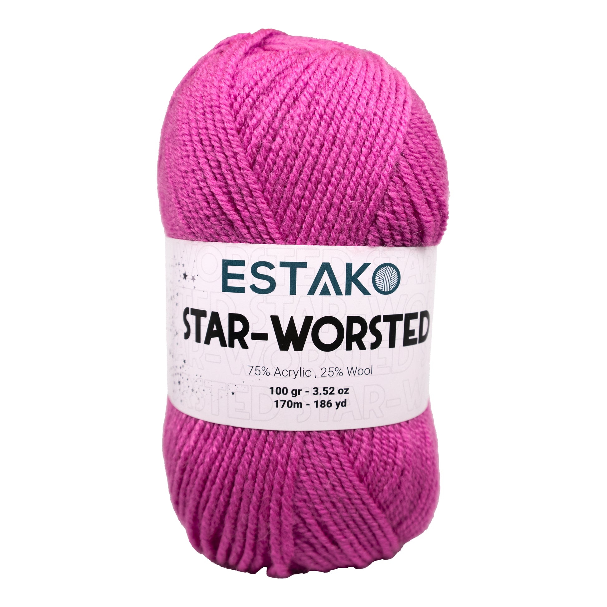 Star-Worsted 43308 - Pink yarn — Estako Yarns