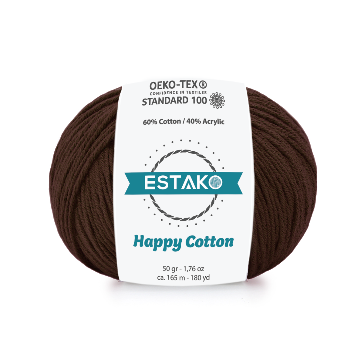 Happy Cotton 4410 - Brown yarn — Estako Yarns