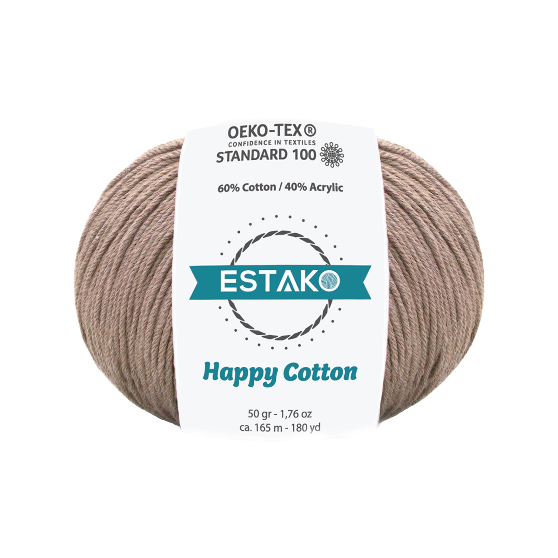 Happy Cotton 4420 - Milky Brown yarn — Estako Yarns