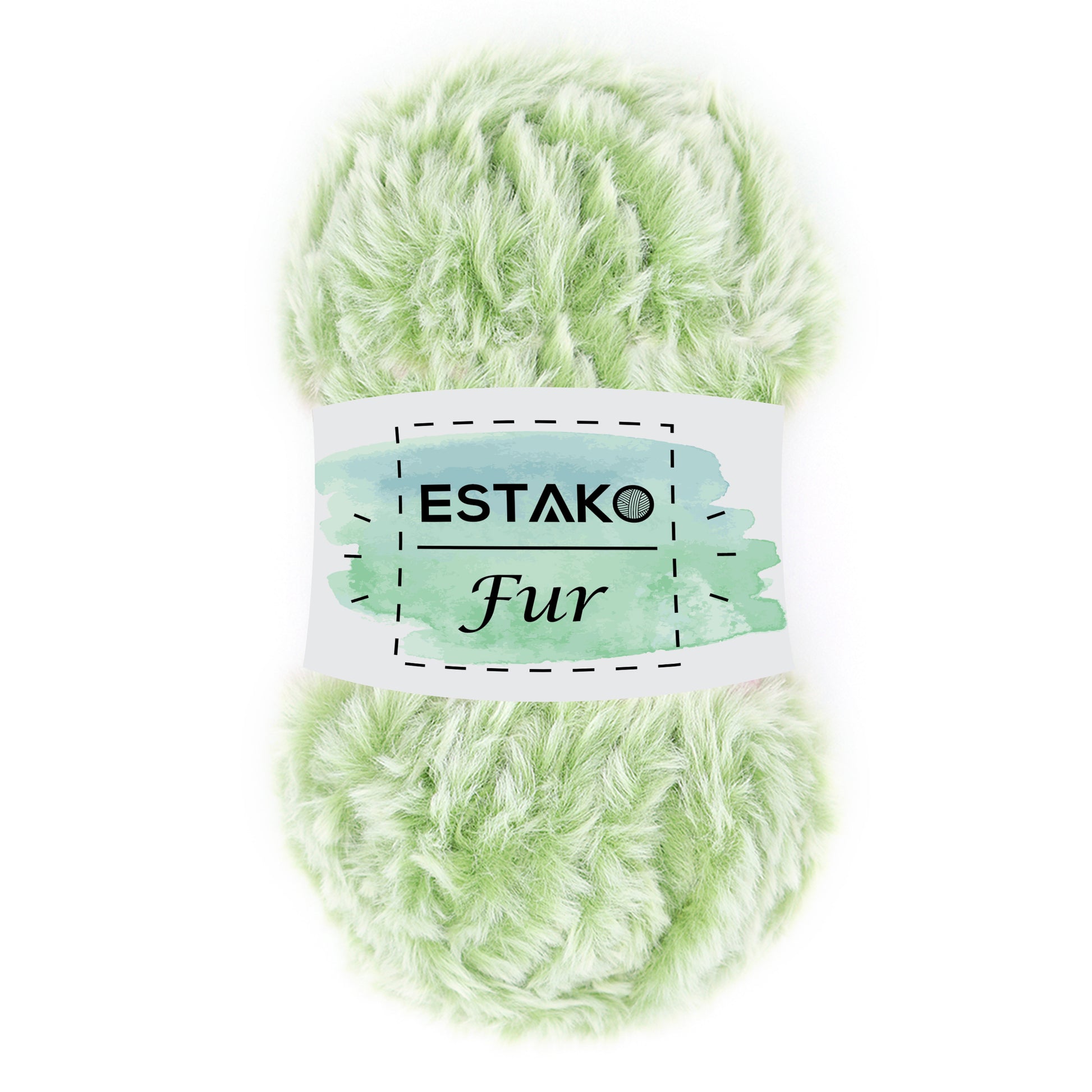 Fur 44231 - Green yarn — Estako Yarns