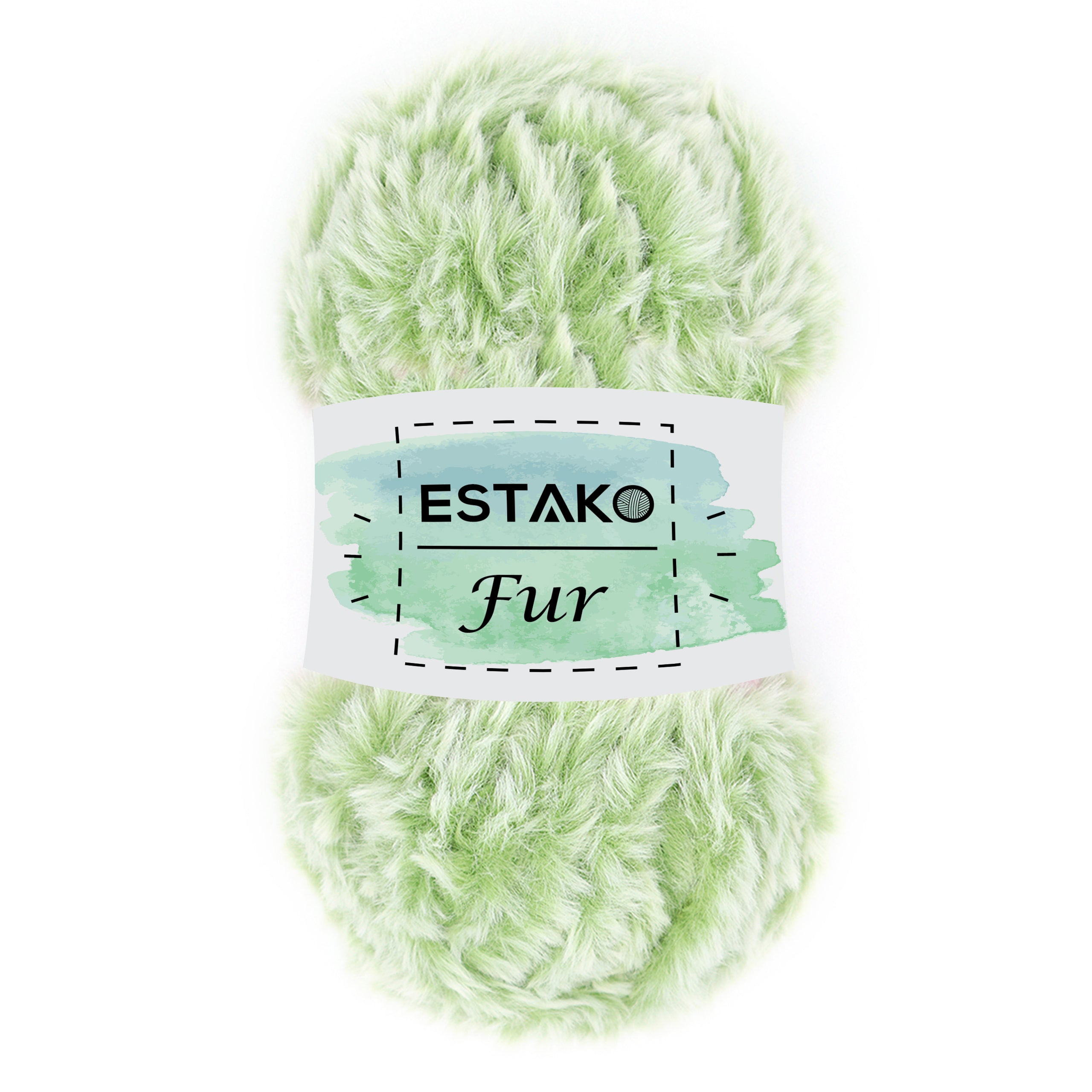 Fur 44231 - Green yarn — Estako Yarns