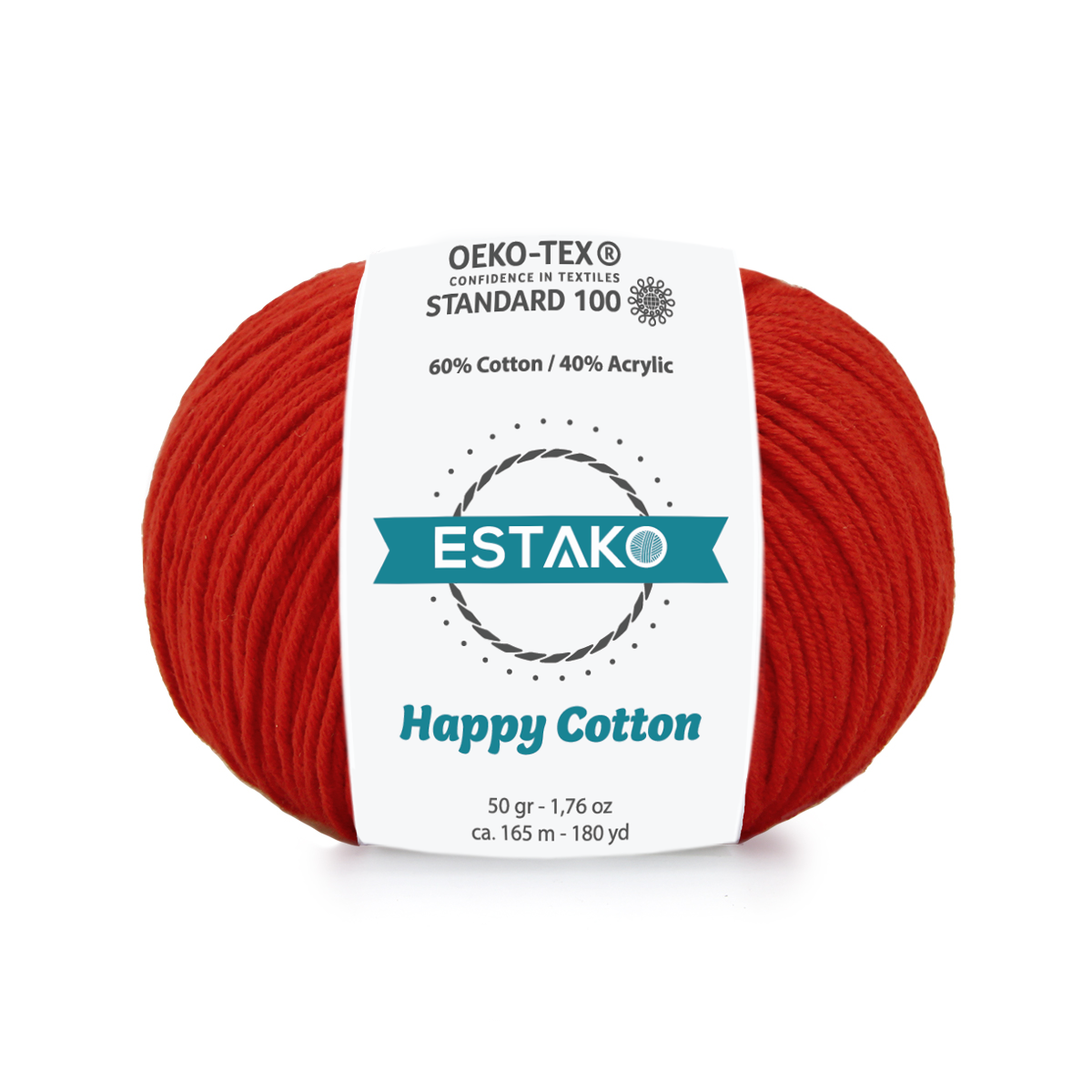 Happy Cotton 4510 - Red yarn — Estako Yarns