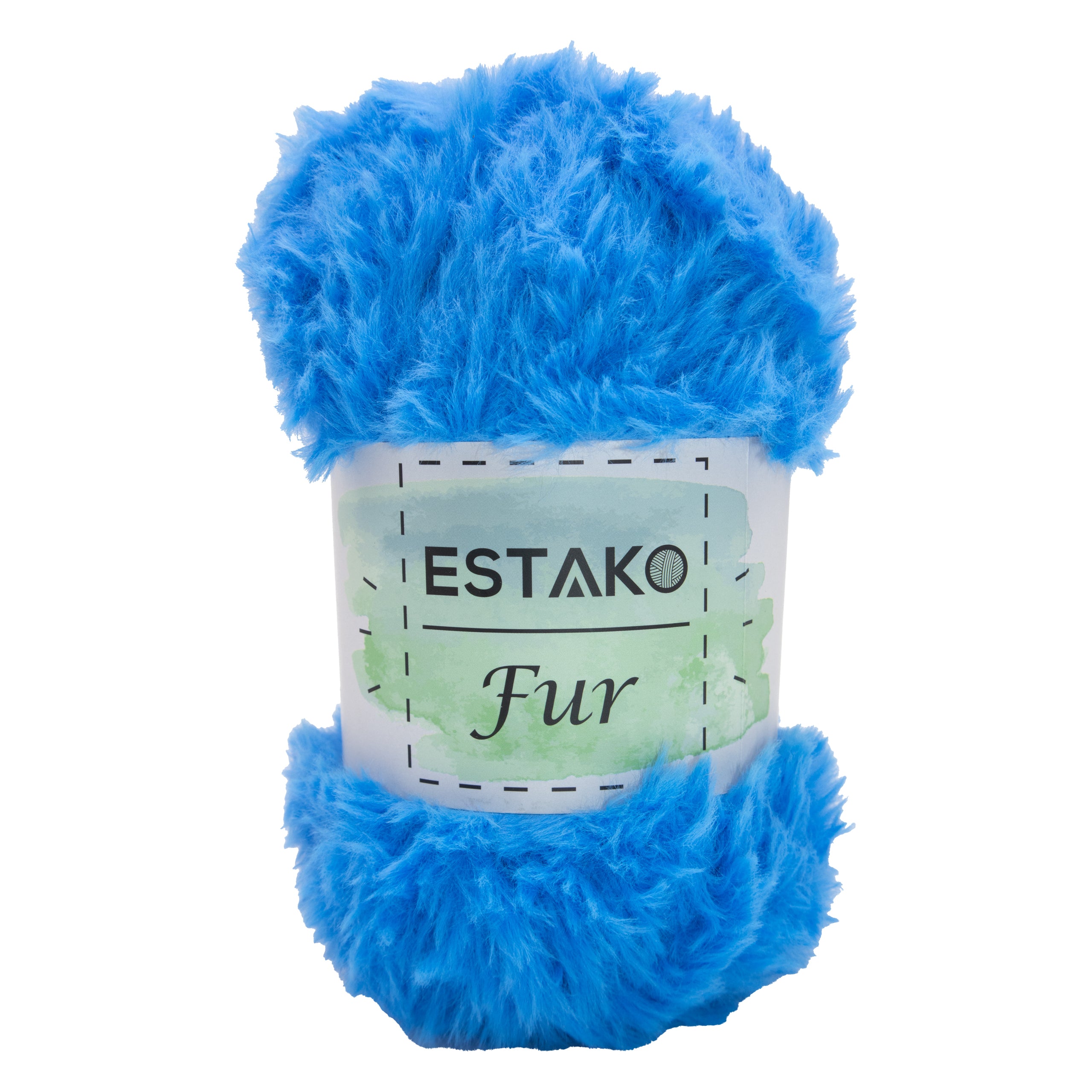 Fur 45371 - Blue yarn — Estako Yarns