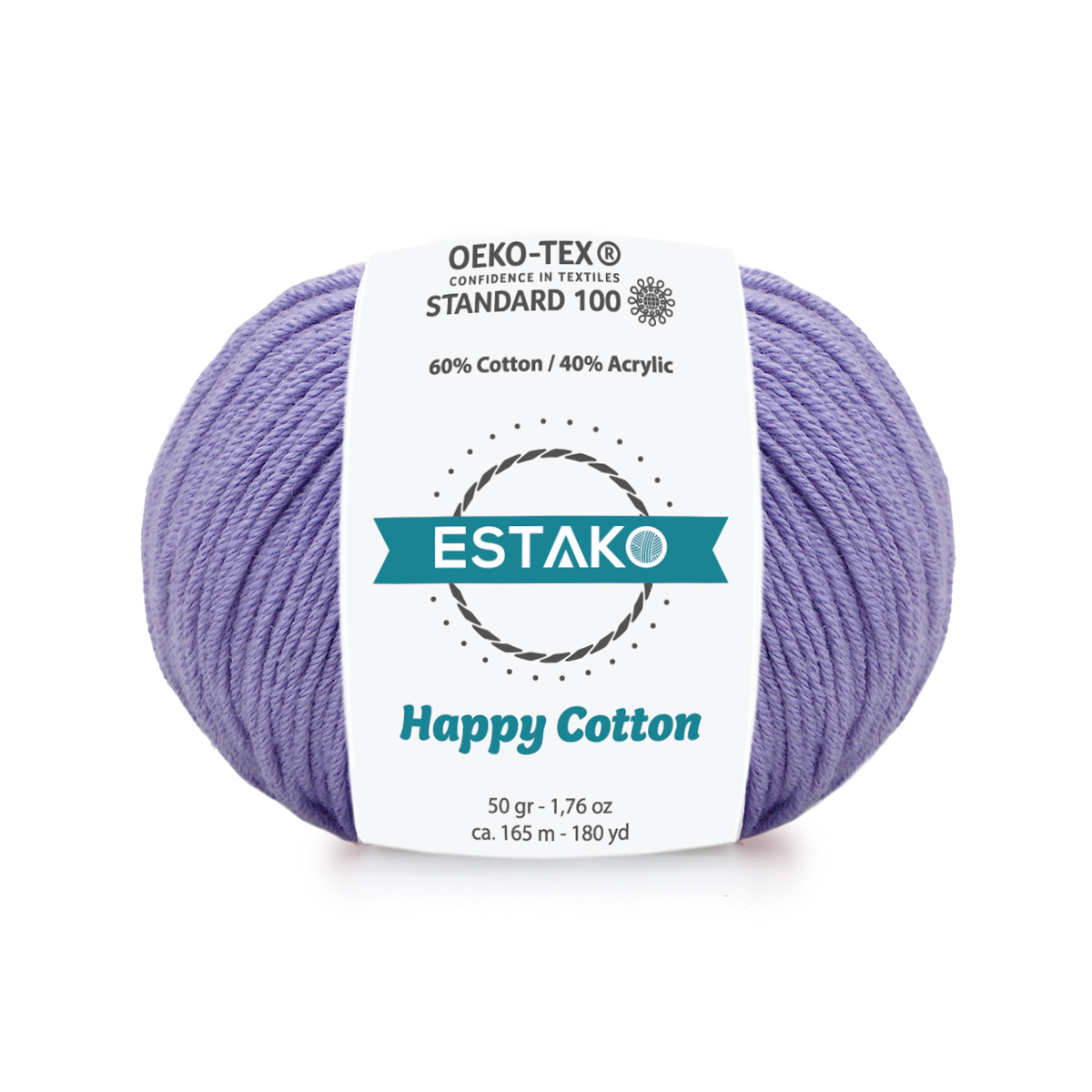 Happy Cotton 4630 - Lilac yarn — Estako Yarns