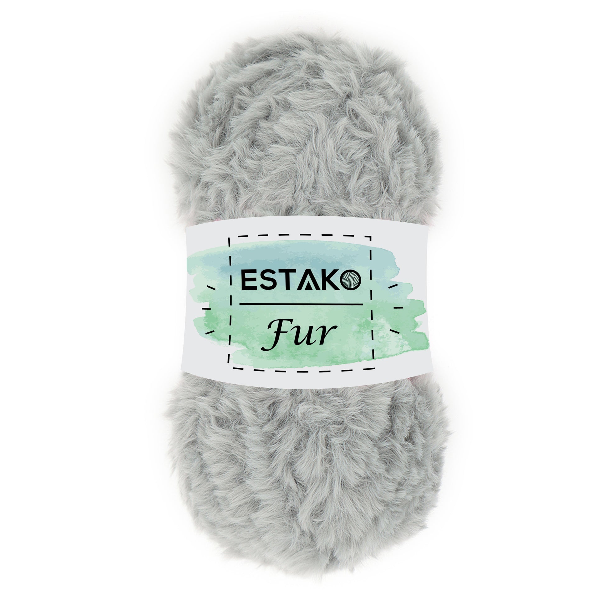 Fur 49128 - Light Grey yarn — Estako Yarns